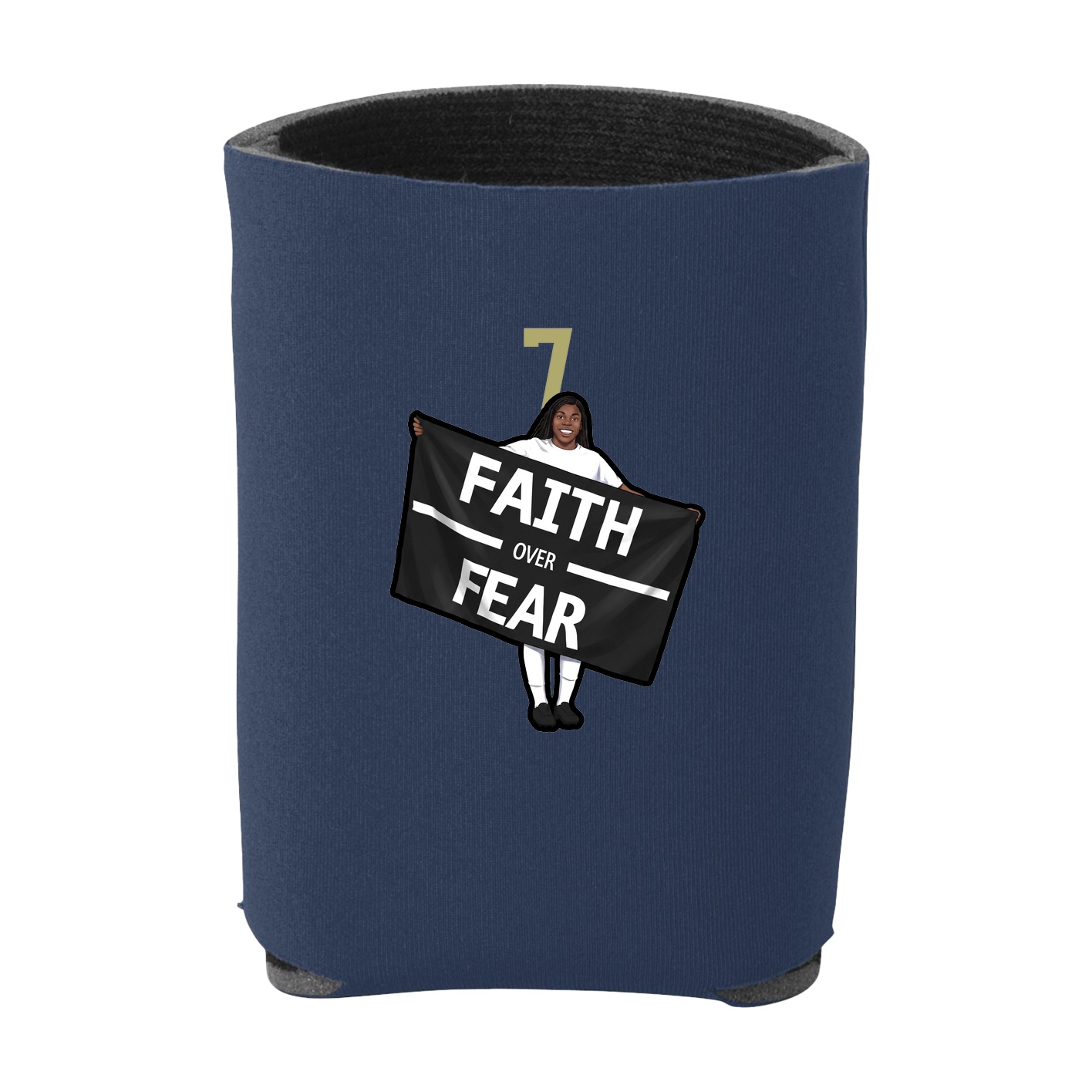 Can Holder — Number Top in Navy
