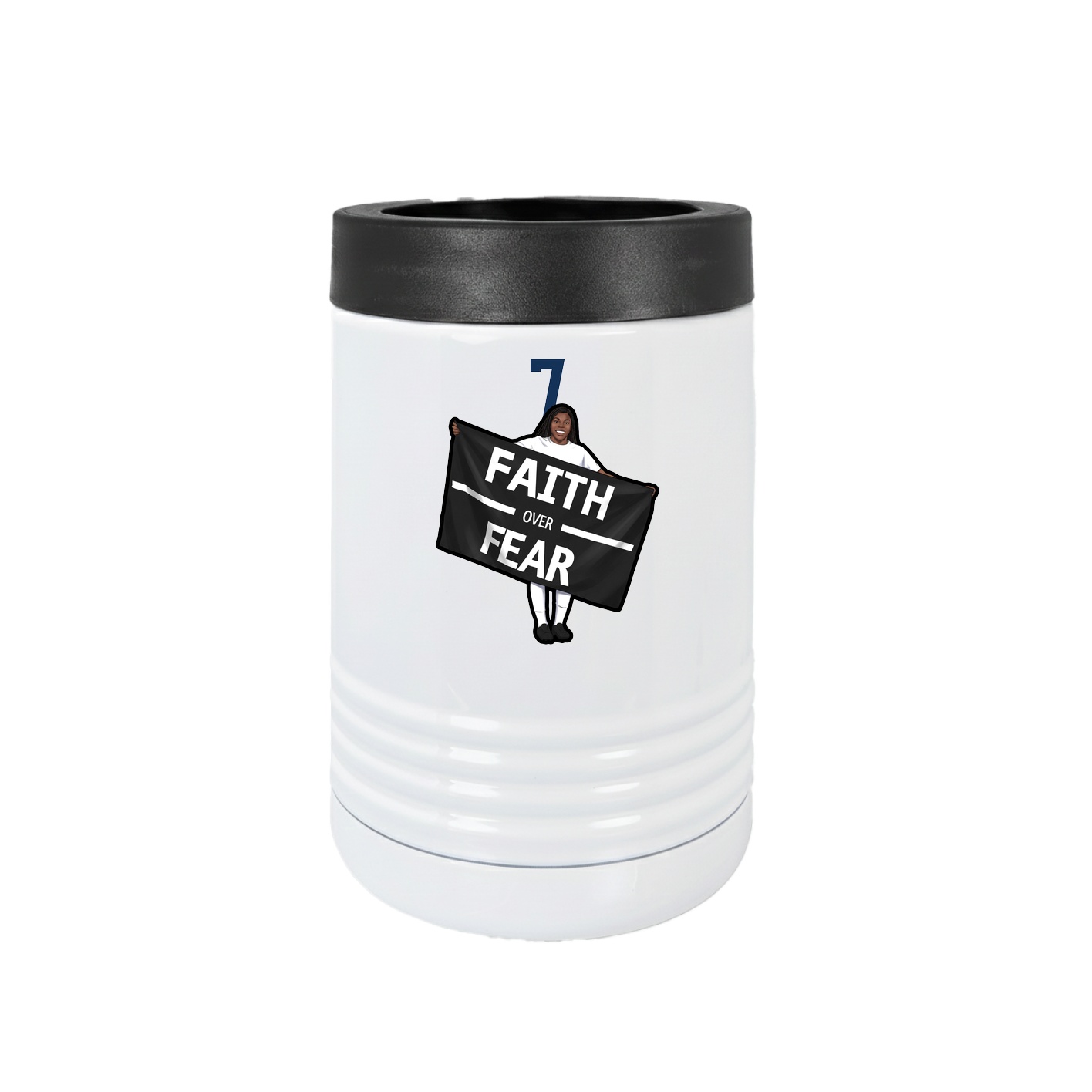 Beverage Holder — Number Top in White