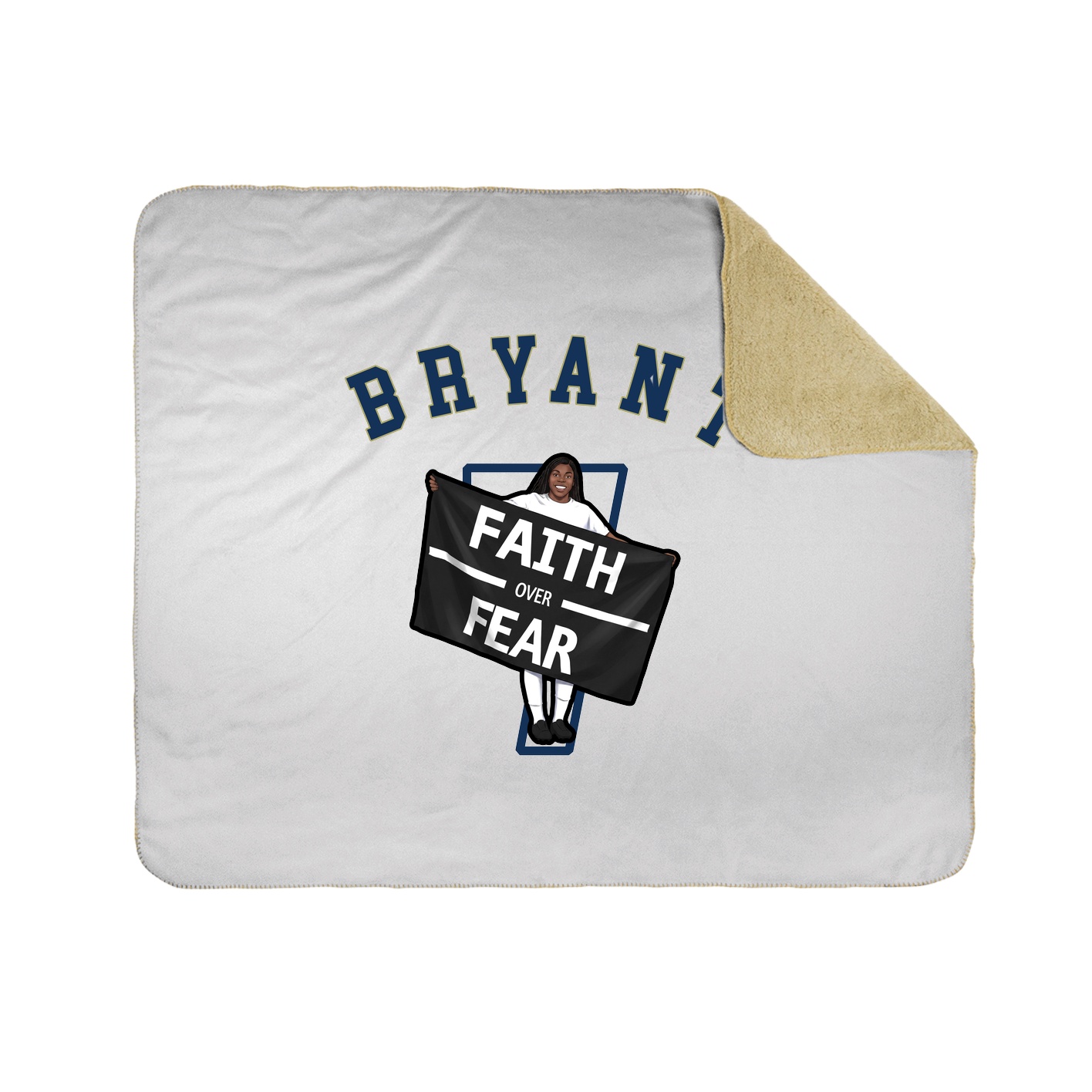 Throw Blanket — Shirsey Arch in White