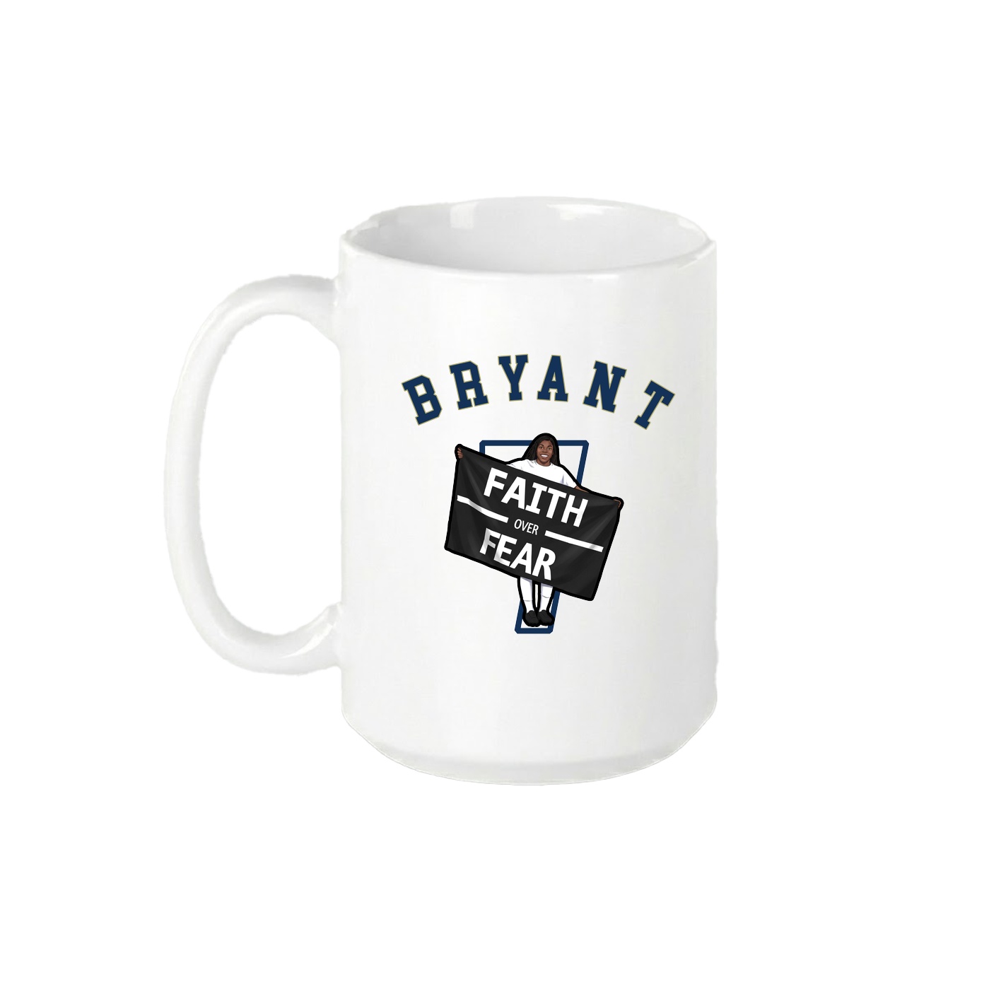 15oz Coffee Mug — Shirsey Arch in White