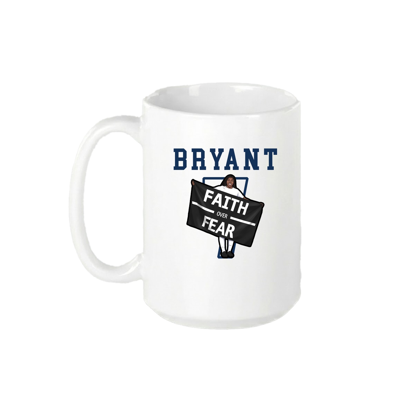15oz Coffee Mug — Shirsey in White
