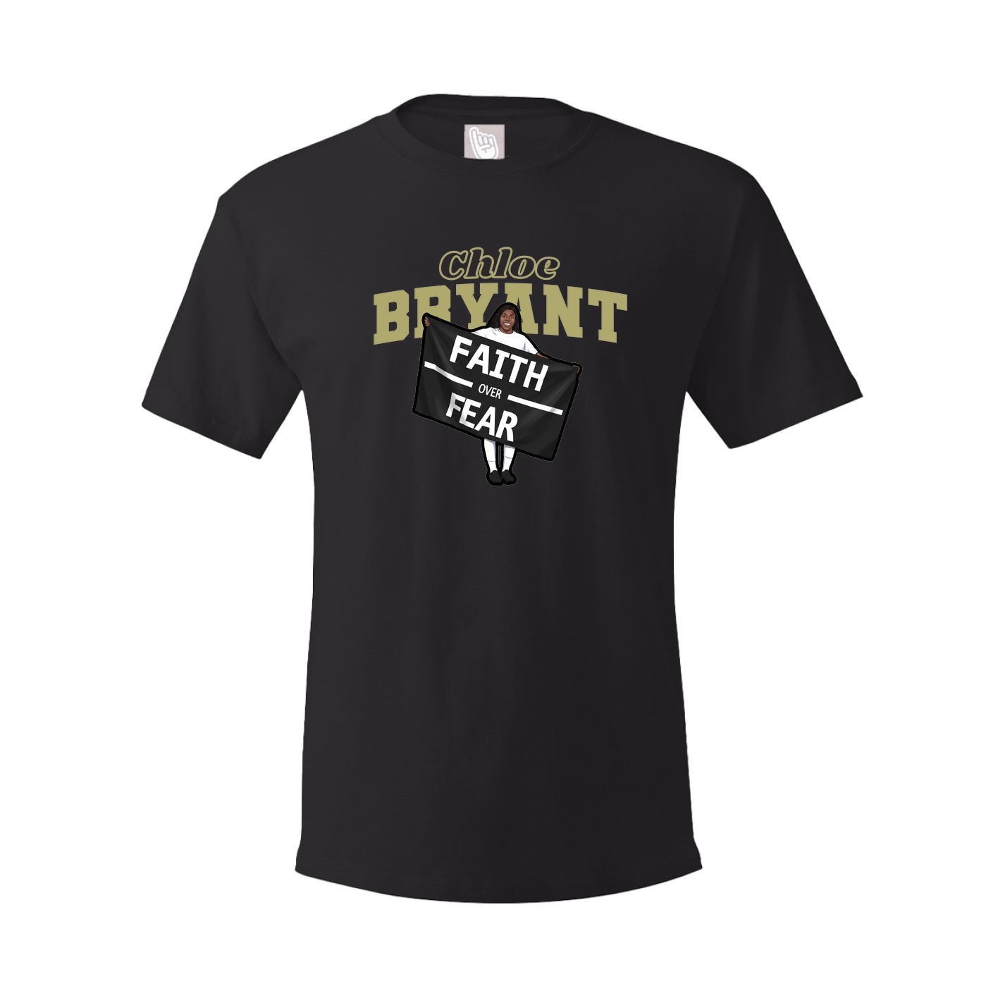 Youth Tee — Name Arch in Black