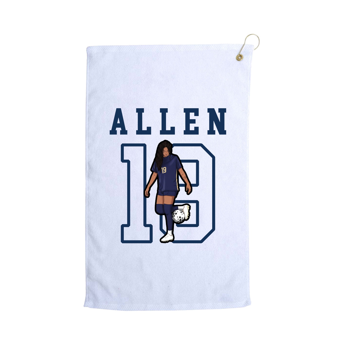 Golf Towel — Shirsey in White