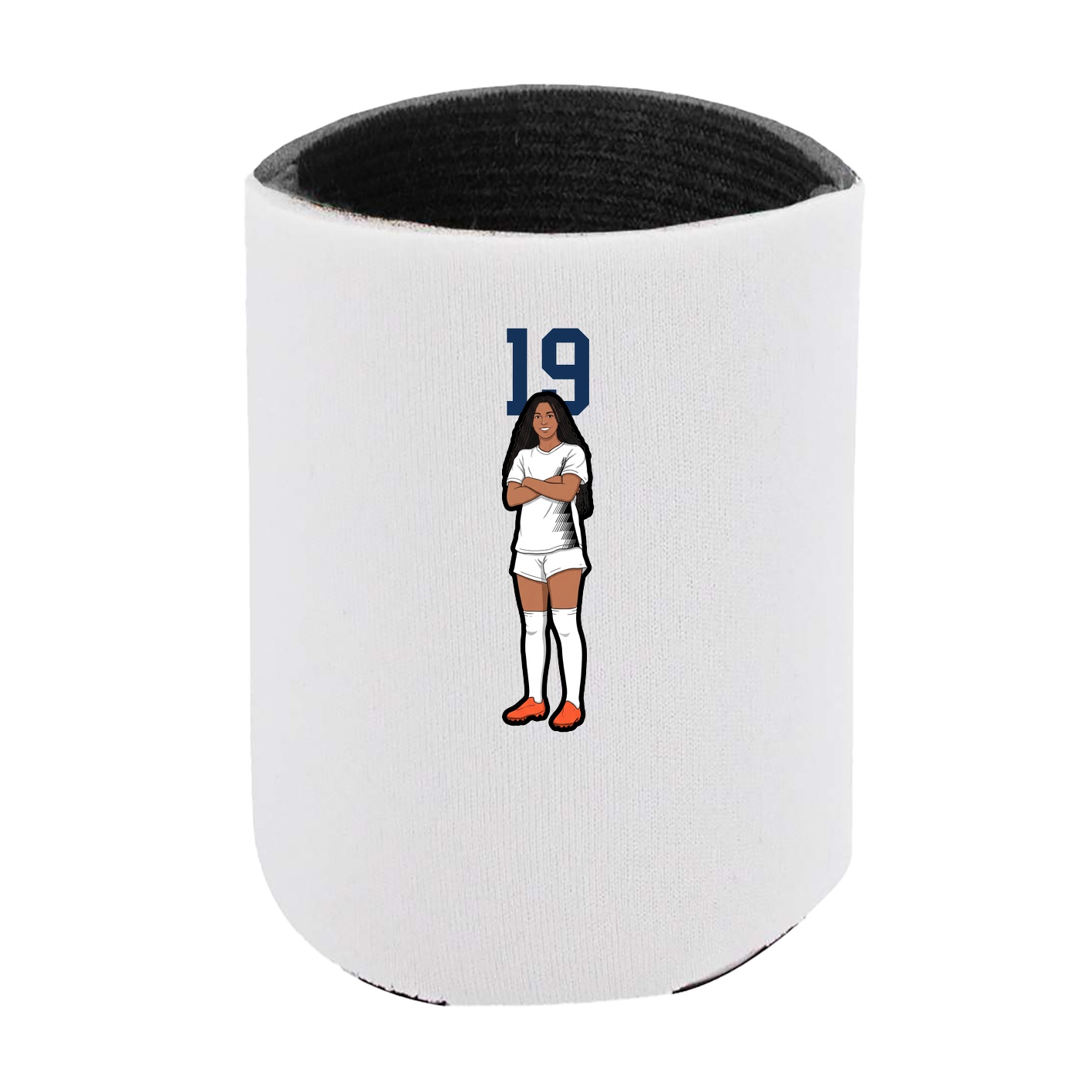 Can Holder — Number Top in White