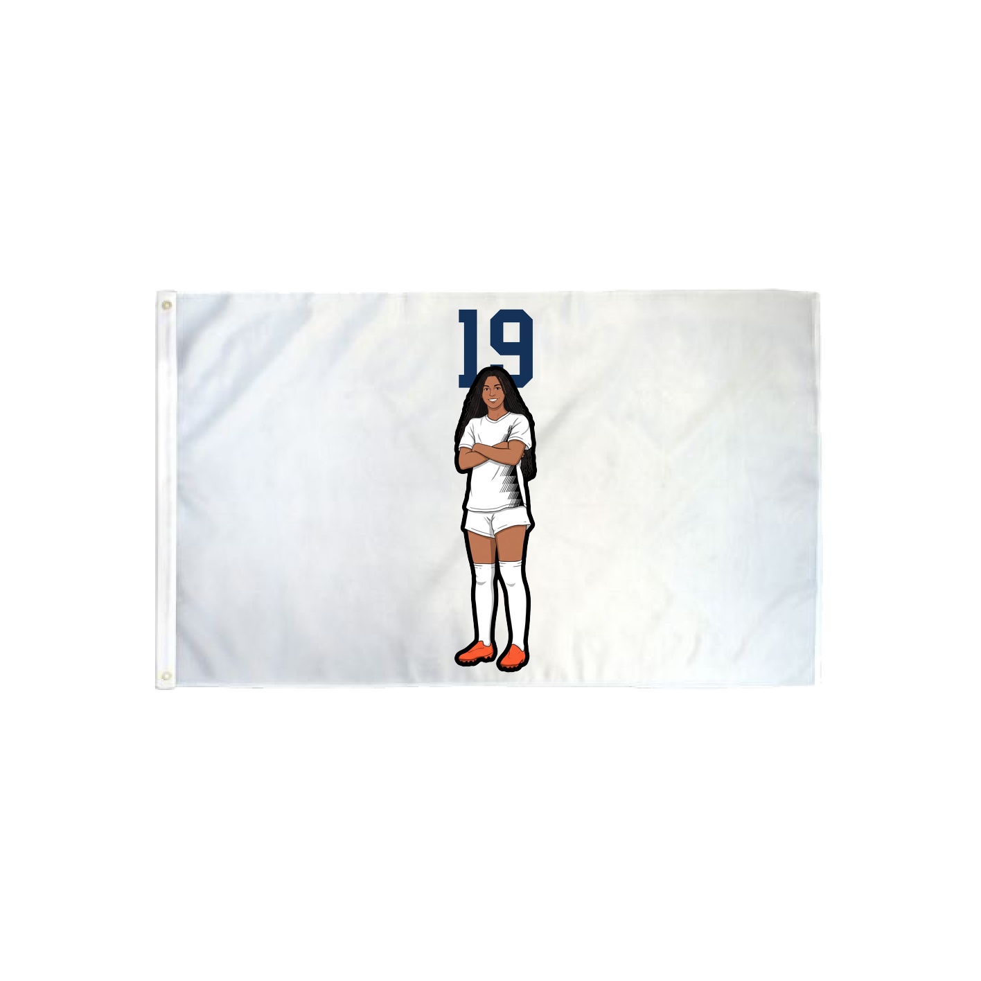 3x5 Flag — Number Top in Classic