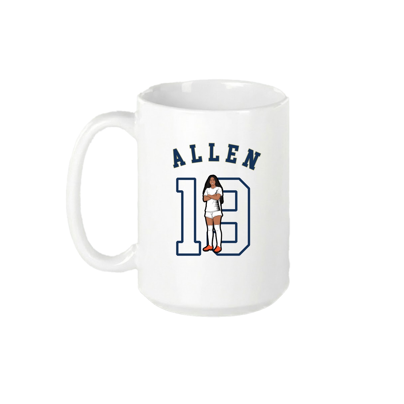 15oz Coffee Mug — Shirsey Arch in White