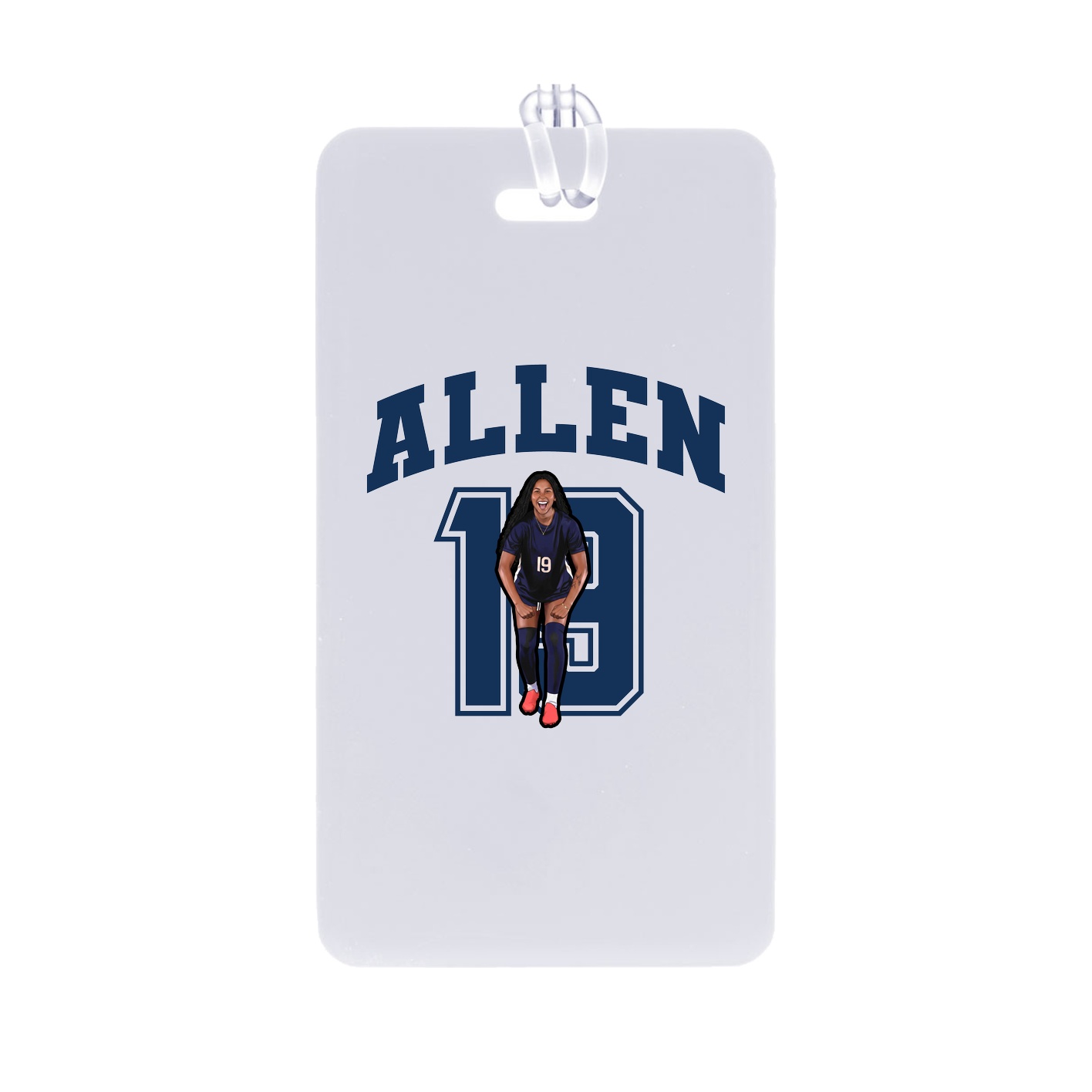 Bag Tag — Number in Classic