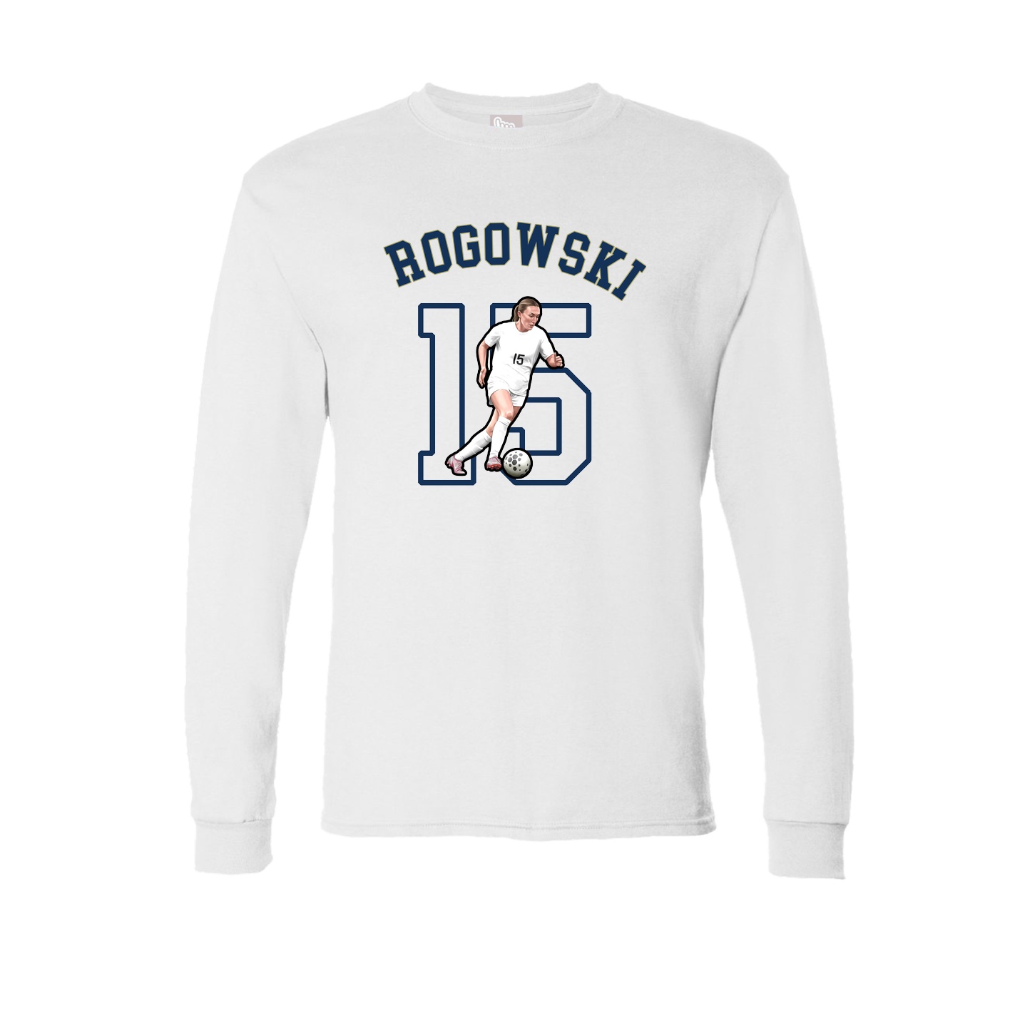 Long Sleeve Tee — Shirsey Arch in White