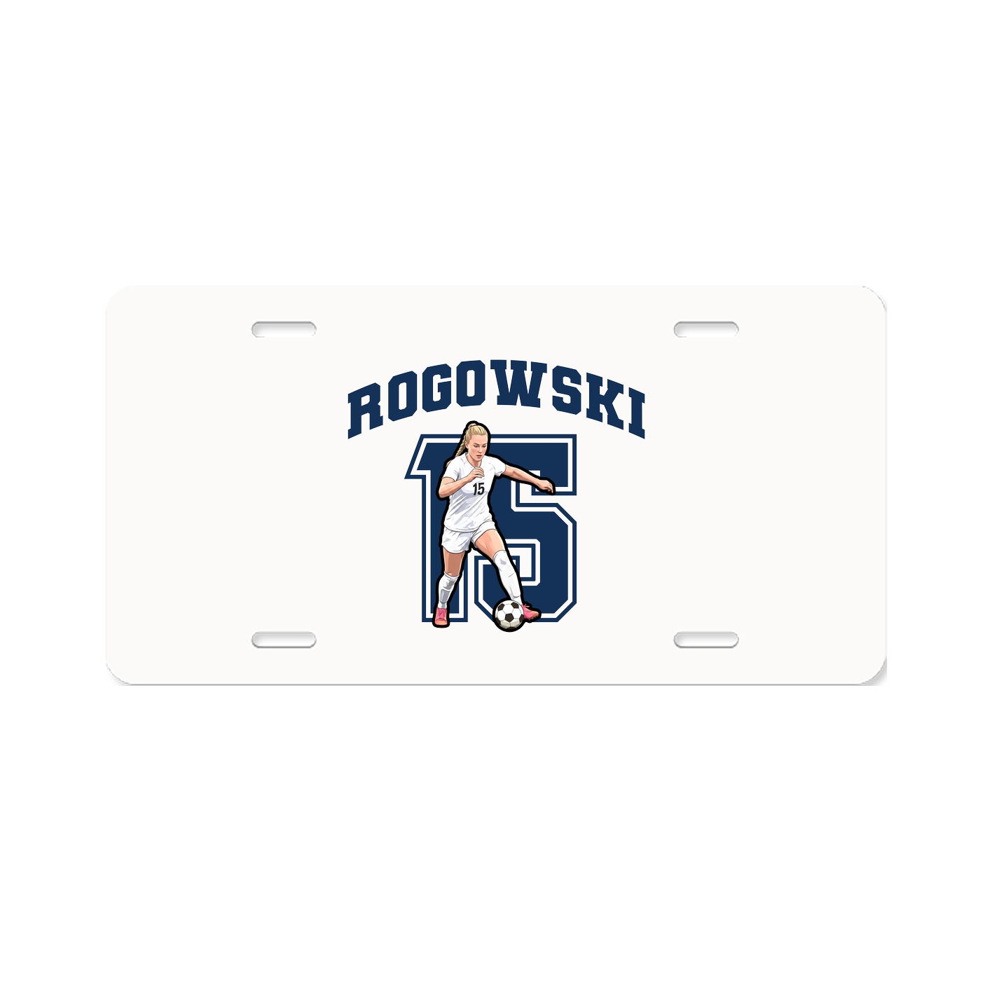 License Plate — Number in Classic