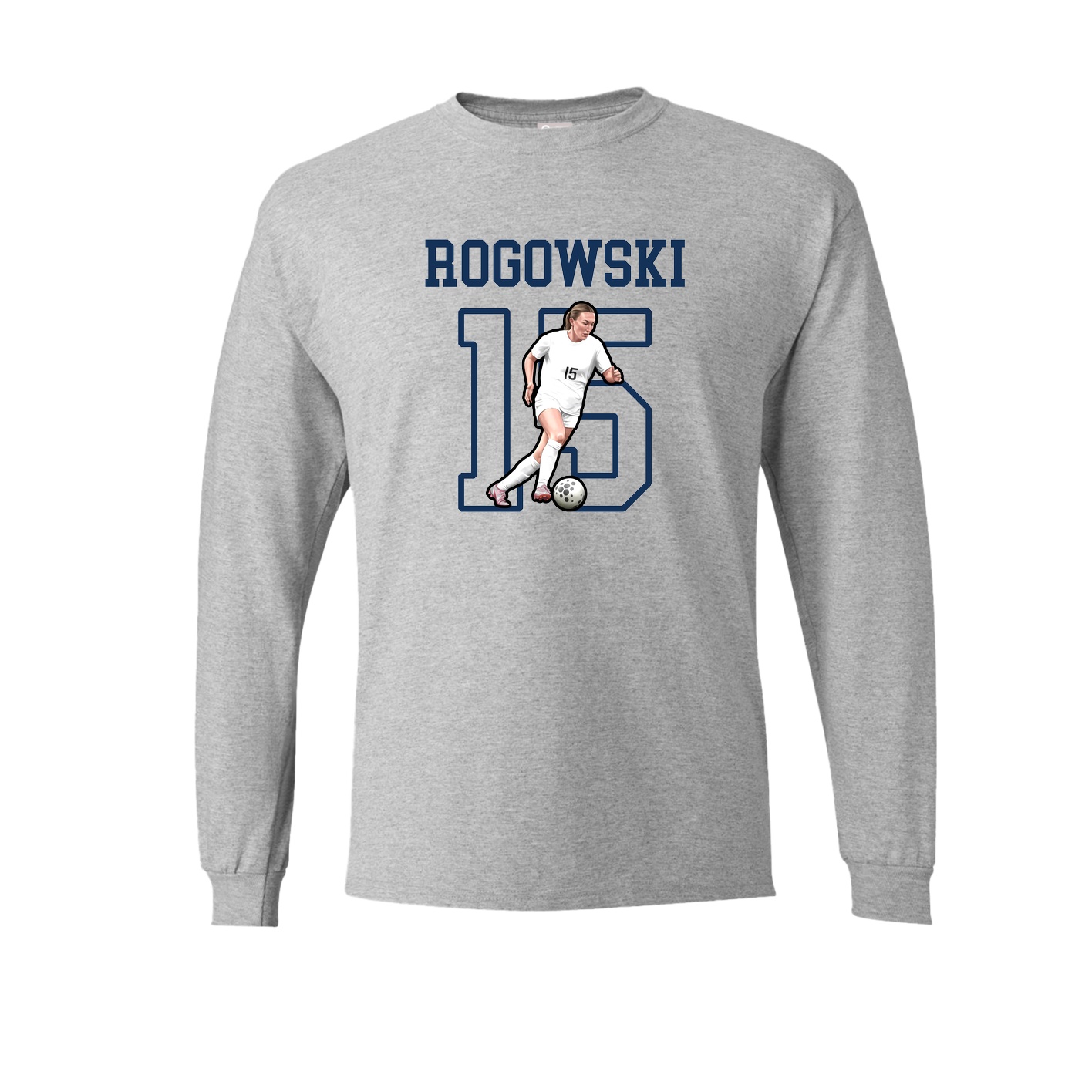 Long Sleeve Tee — Shirsey in Grey