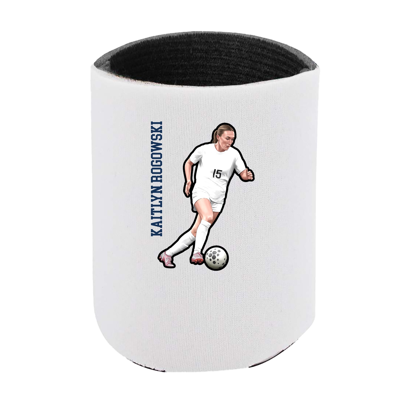 Can Holder — Name Vertical in White