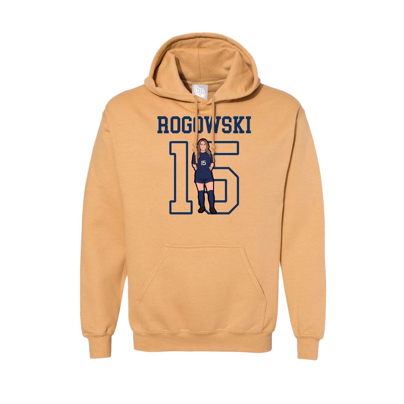 Hoodie — Shirsey in Vegas Gold