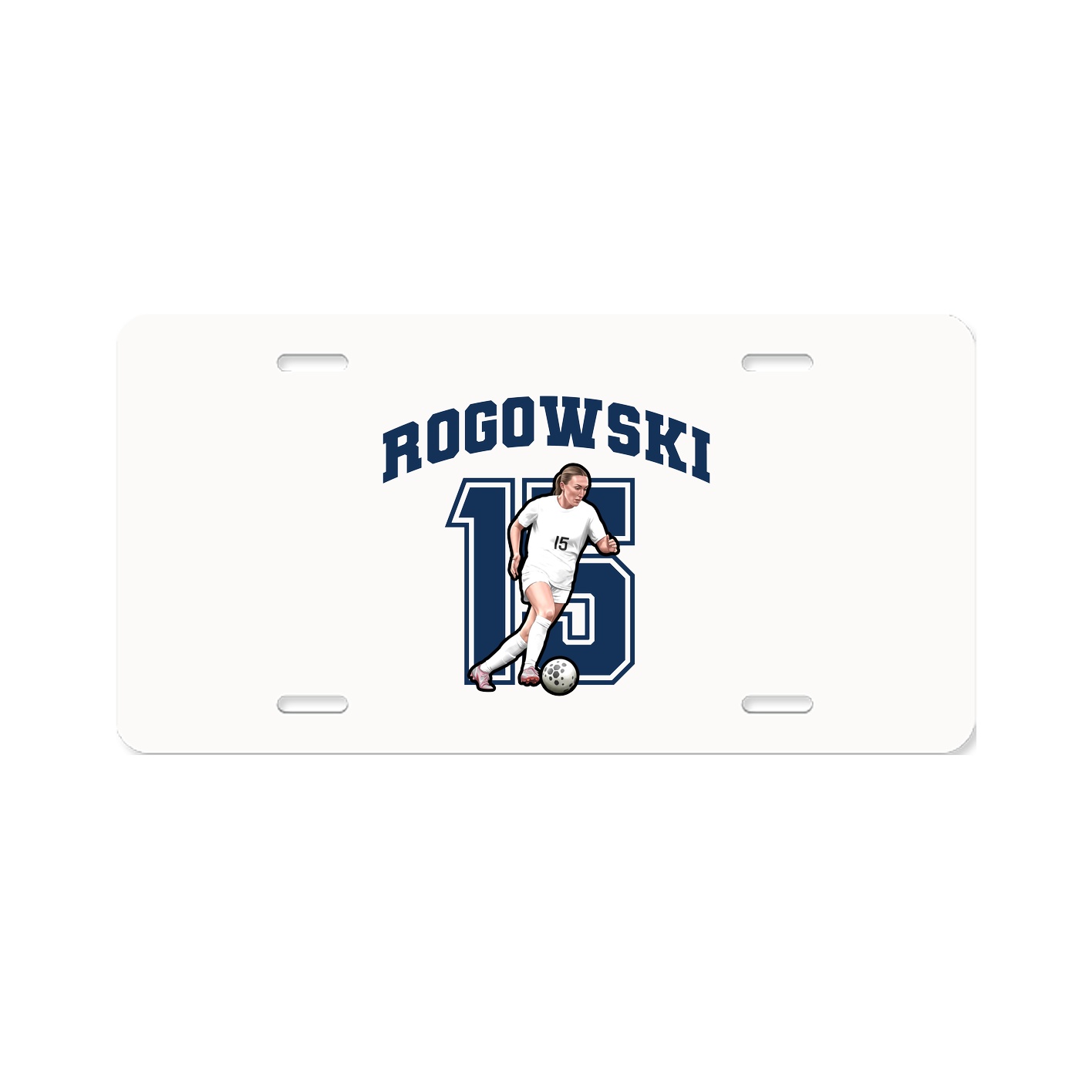 License Plate — Number in Classic