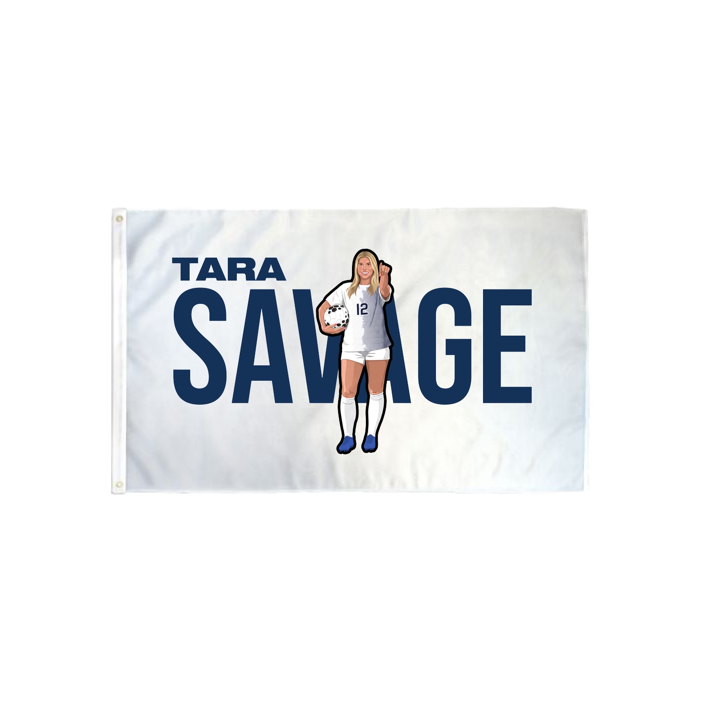 3x5 Flag — Player Name in Classic