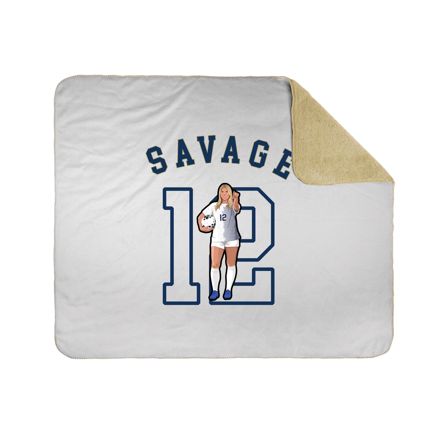 Throw Blanket — Shirsey Arch in White