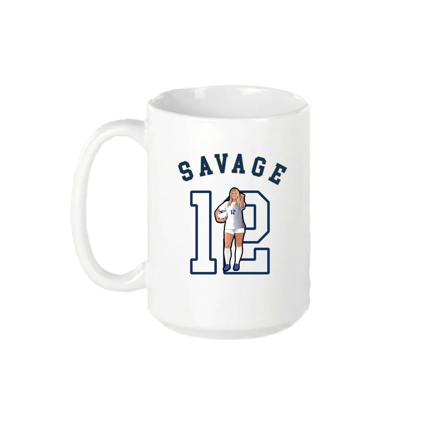 15oz Coffee Mug — Shirsey Arch in White