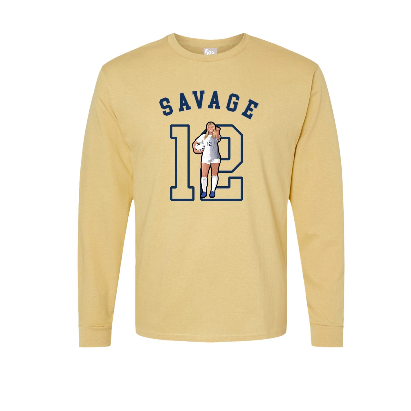 Long Sleeve Tee — Shirsey Arch in Vegas Gold