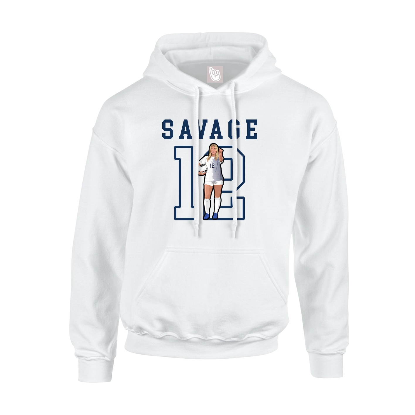 Youth Hoodie — Shirsey in White