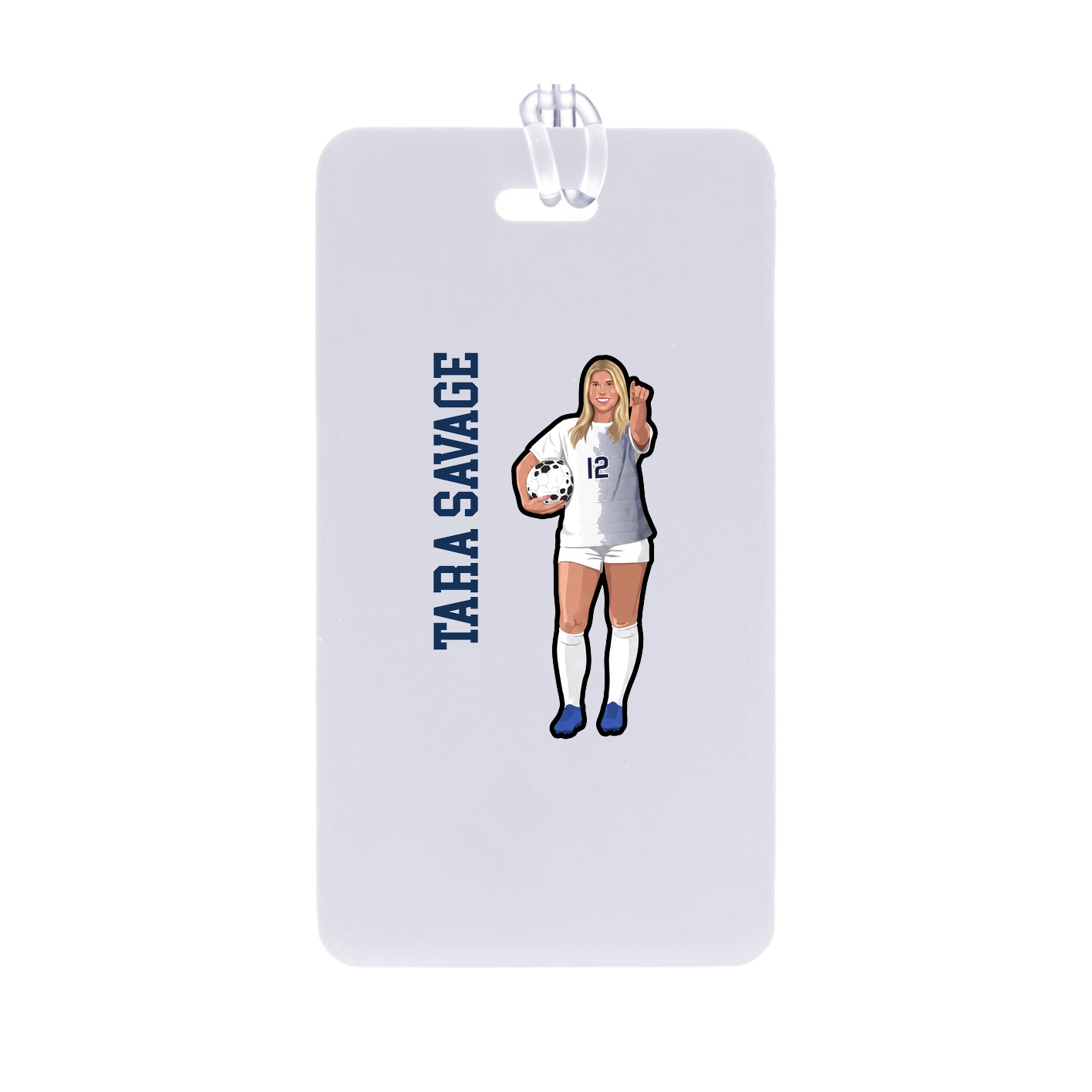 Bag Tag — Name Vertical in Classic