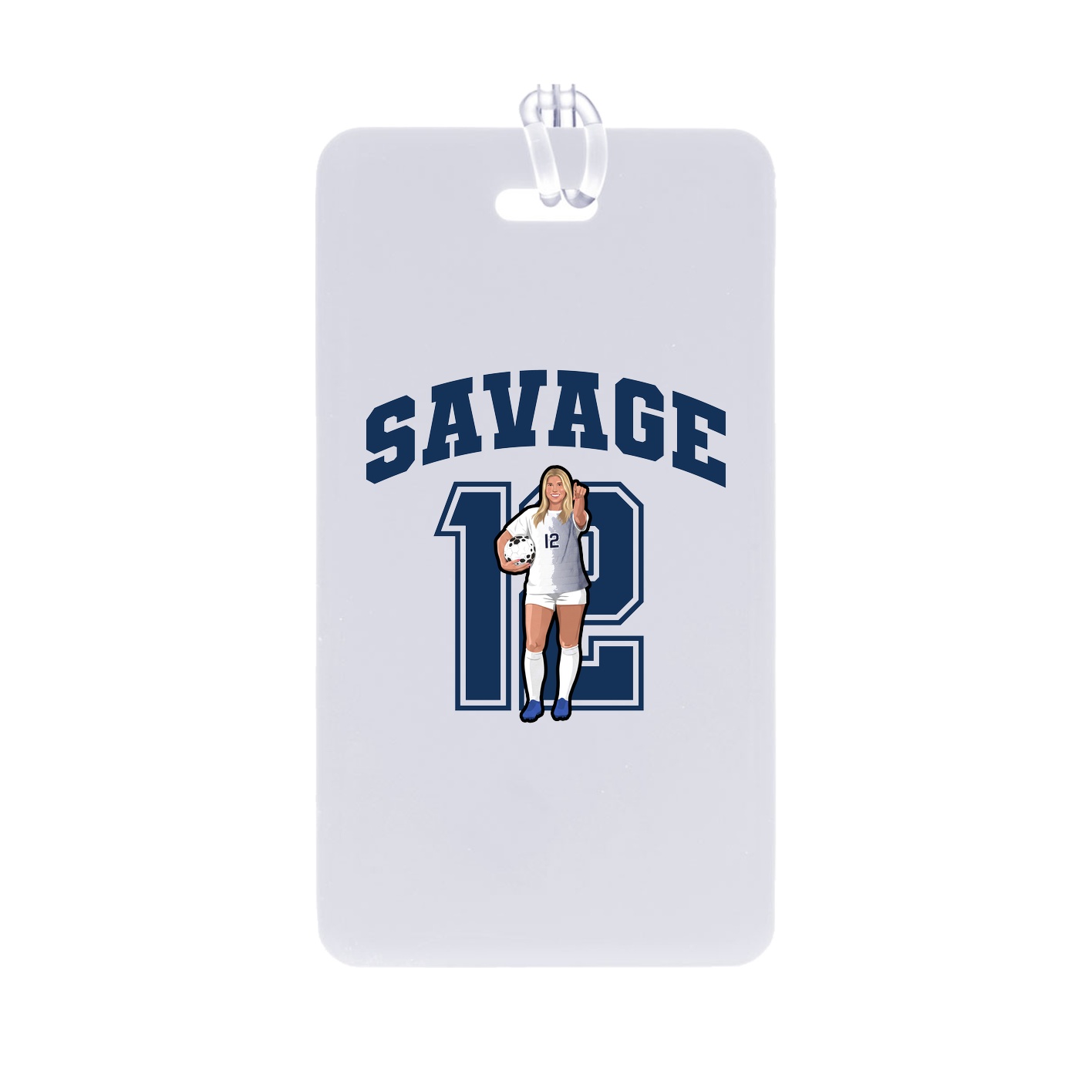 Bag Tag — Number in Classic