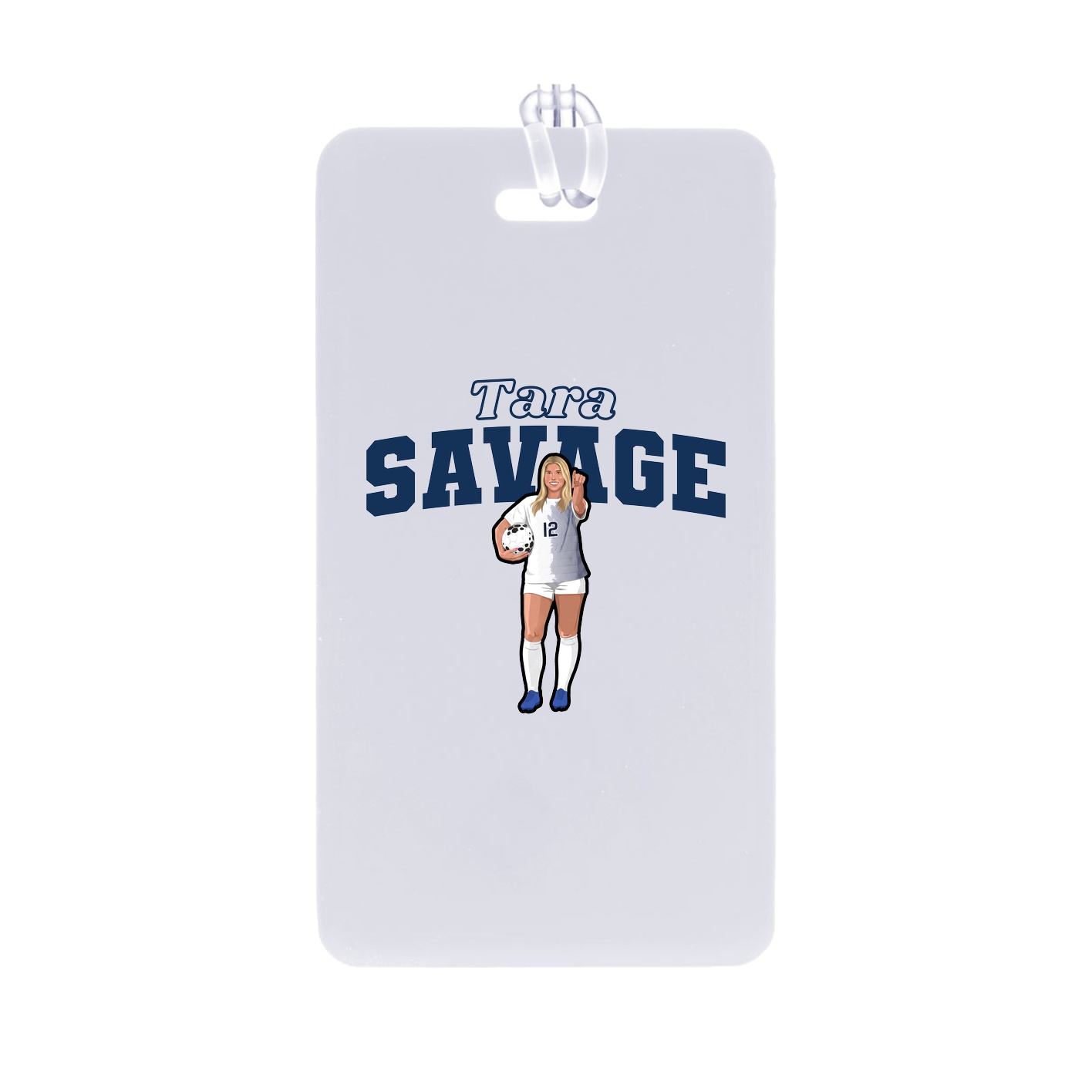 Bag Tag — Name Arch in Classic