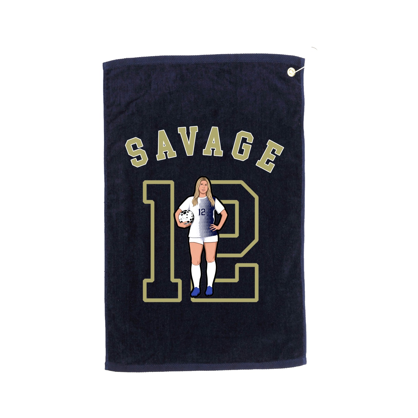 Golf Towel — Shirsey Arch in Navy
