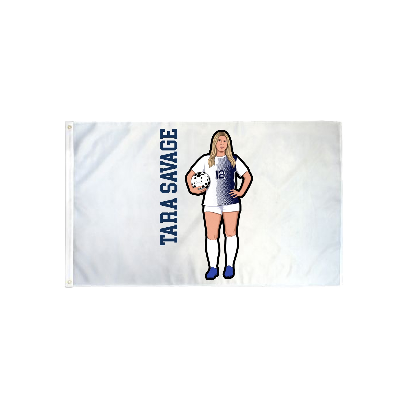 3x5 Flag — Name Vertical in Classic