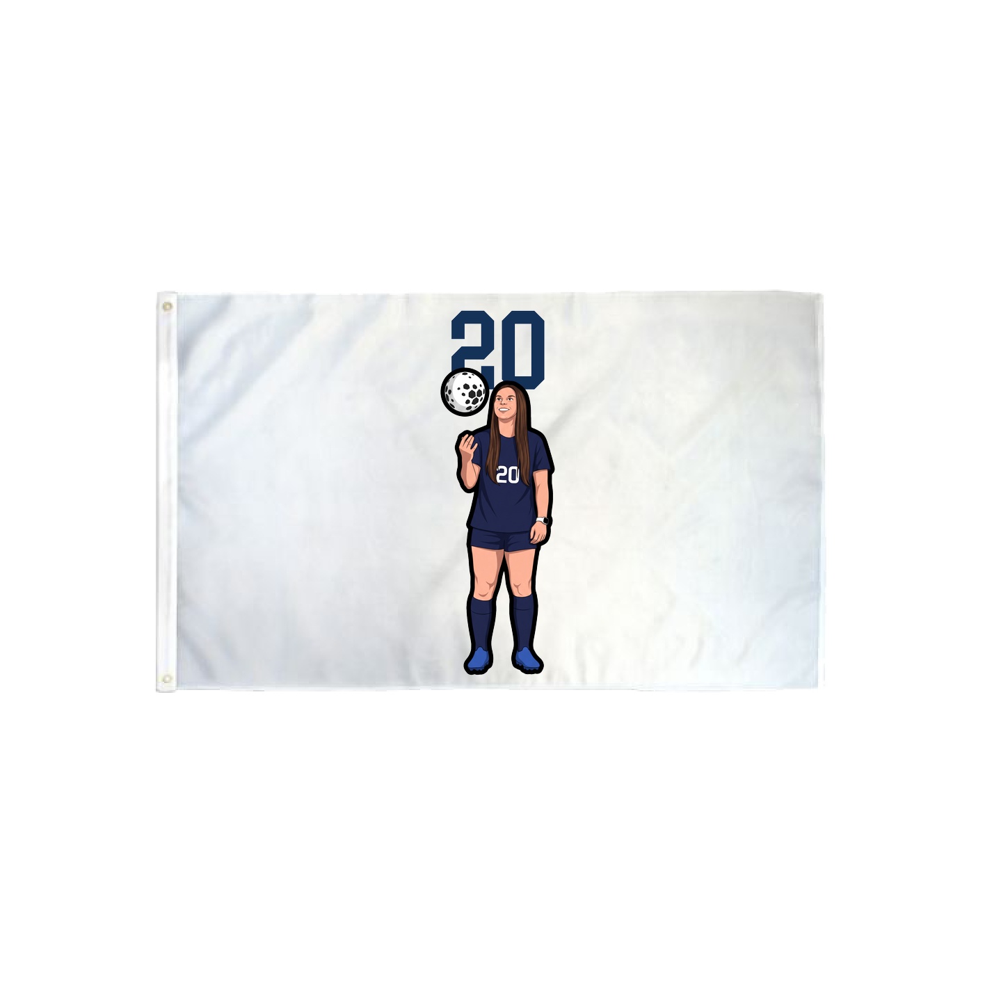 3x5 Flag — Number Top in Classic