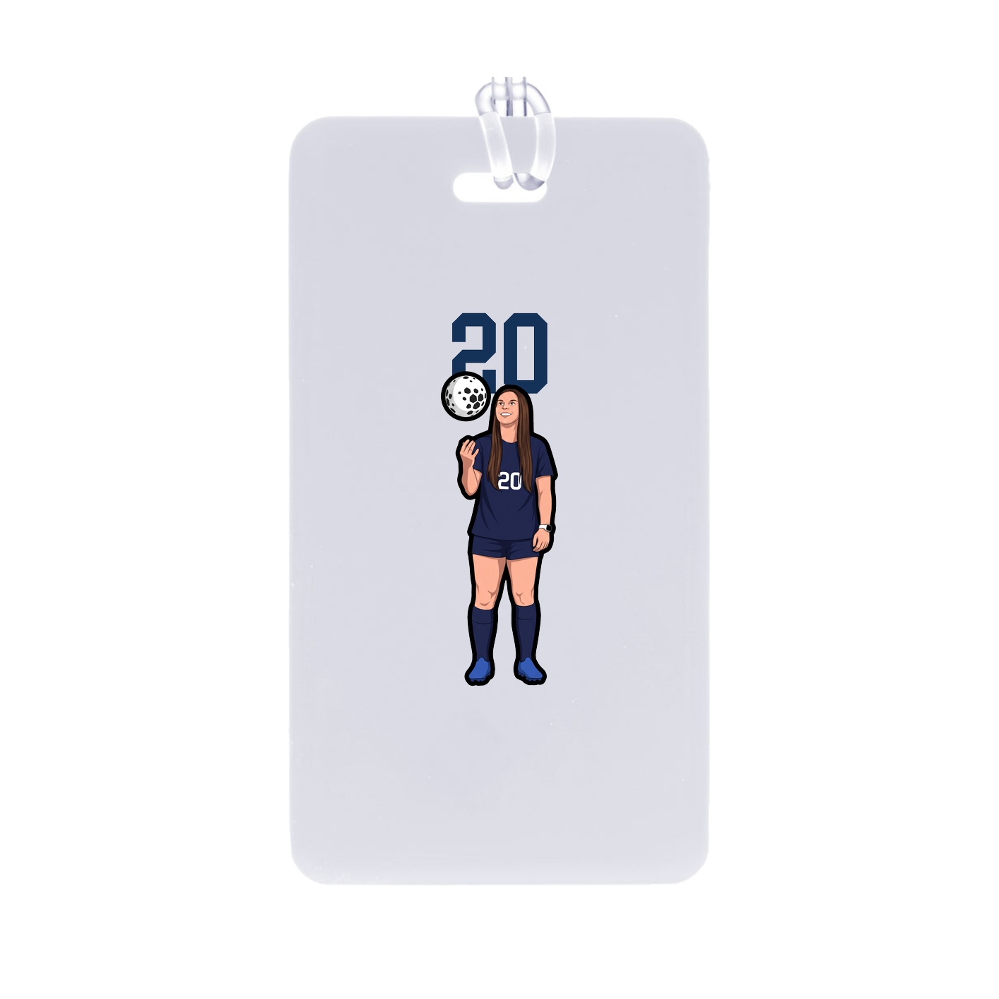 Bag Tag — Number Top in Classic