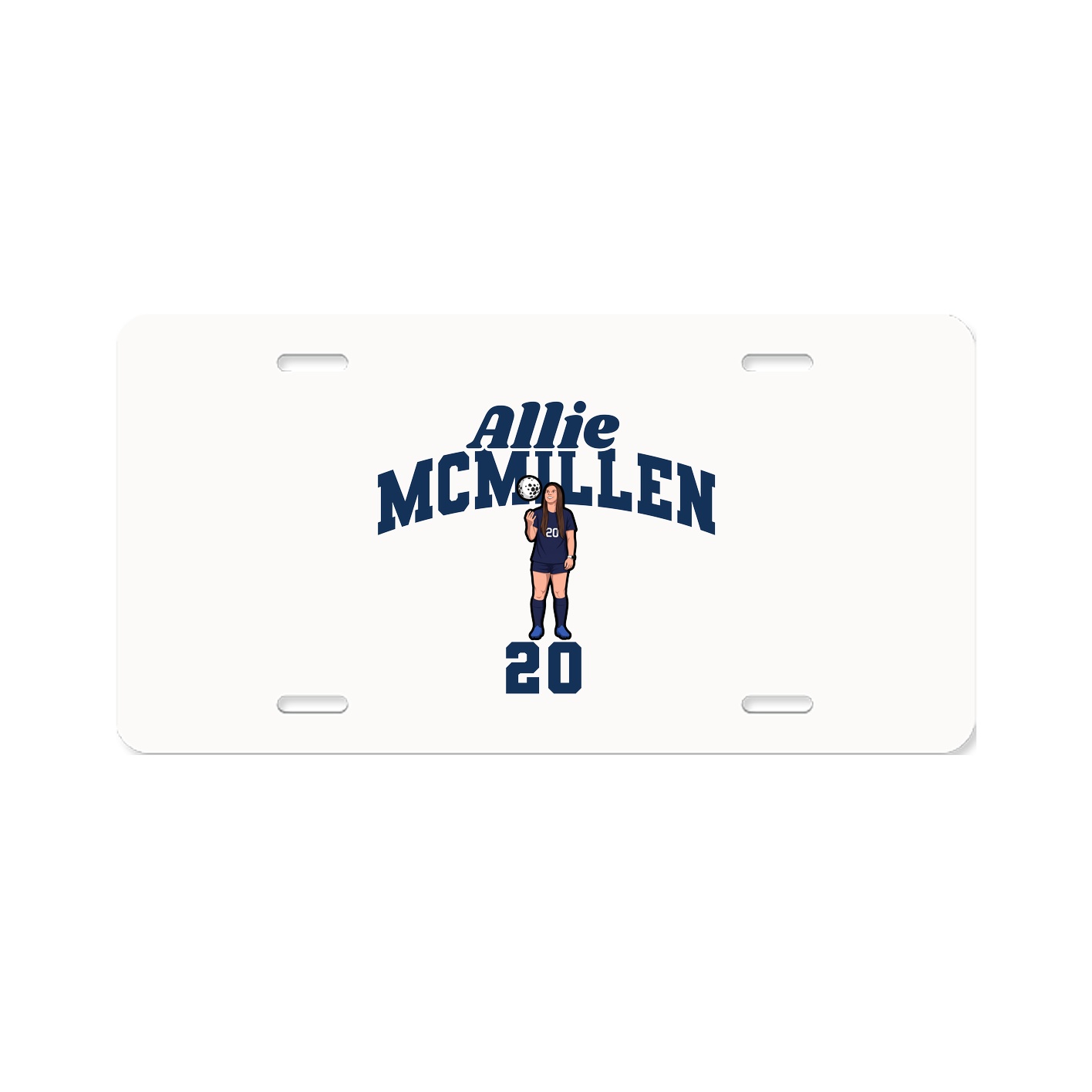License Plate — Signature Arch in Classic