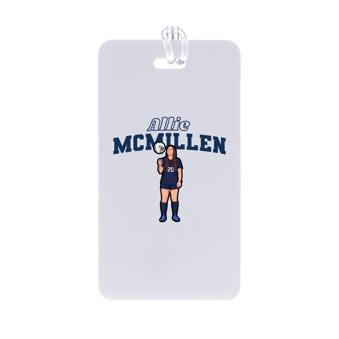 Bag Tag — Name Arch in Classic