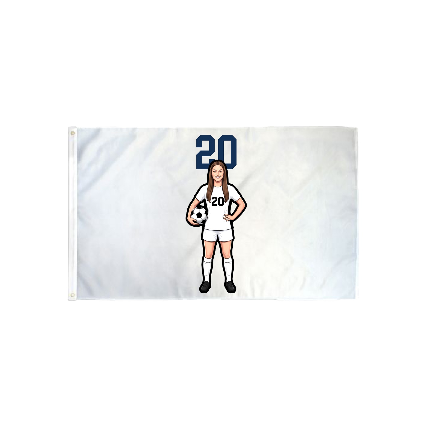 3x5 Flag — Number Top in Classic