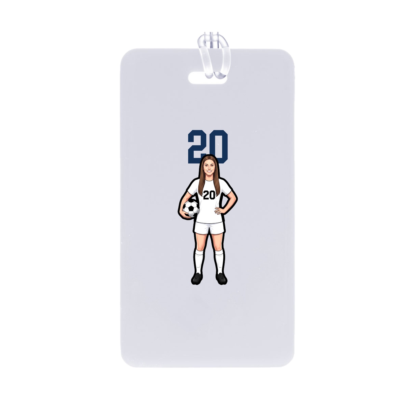 Bag Tag — Number Top in Classic