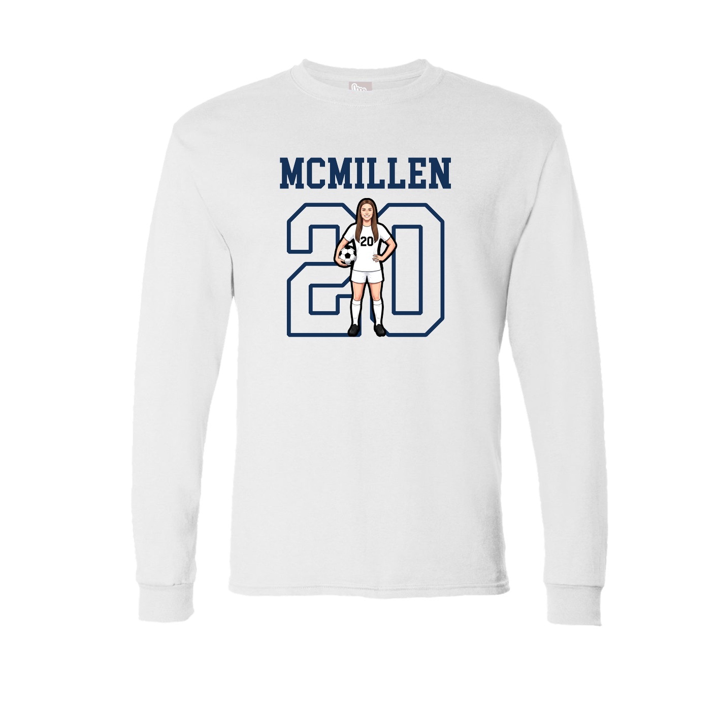 Long Sleeve Tee — Shirsey in White
