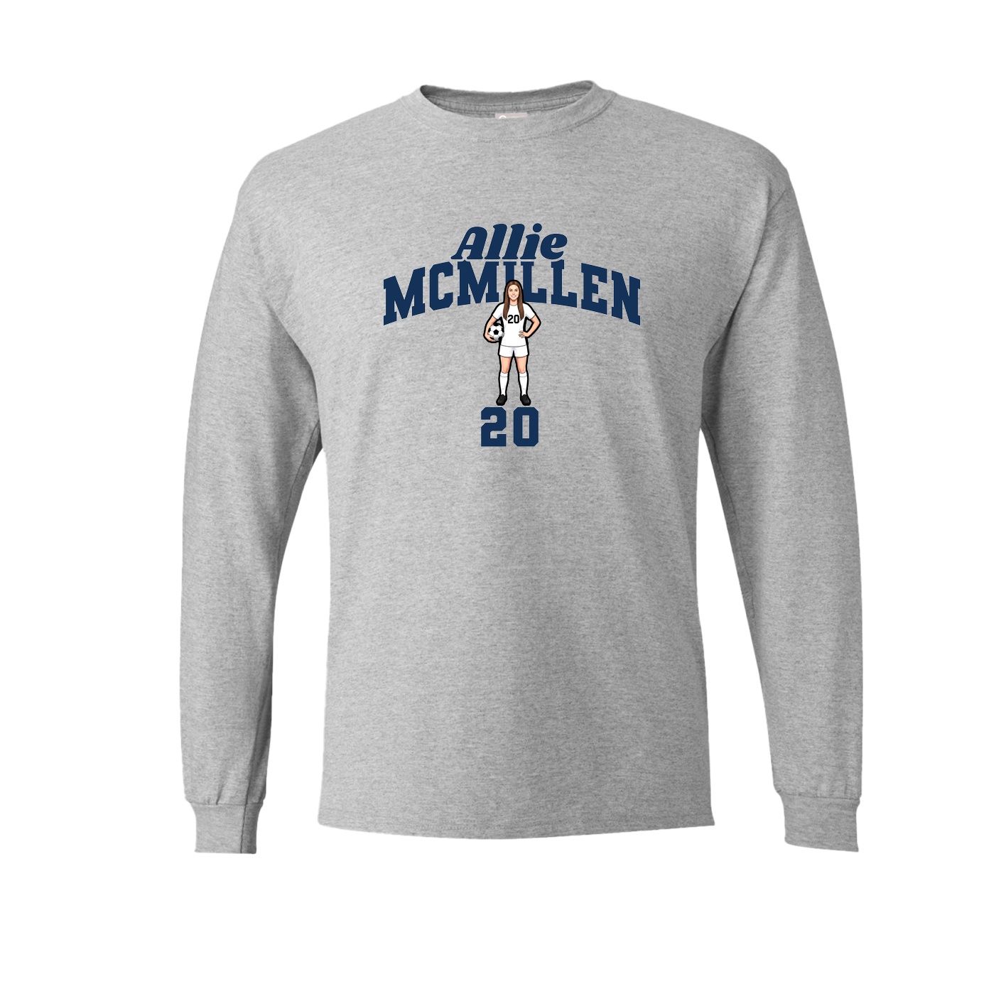 Long Sleeve Tee — Signature Arch in Grey