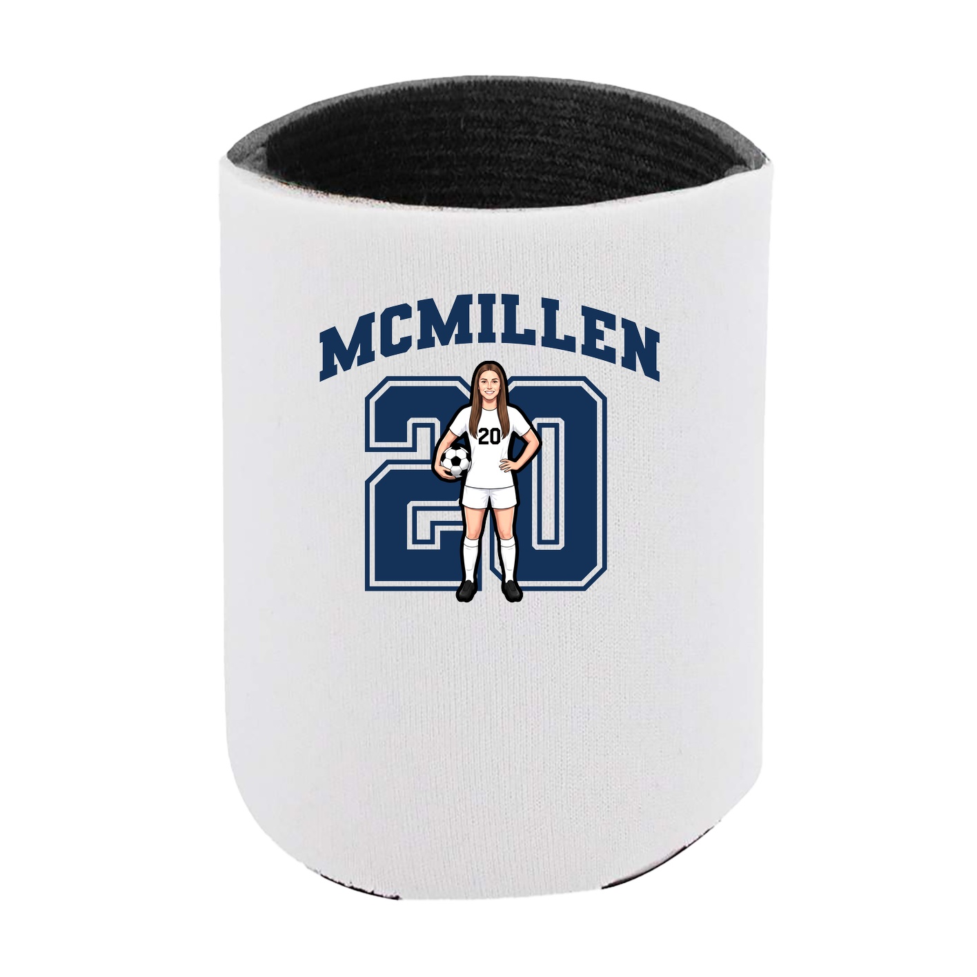 Can Holder — Number in White