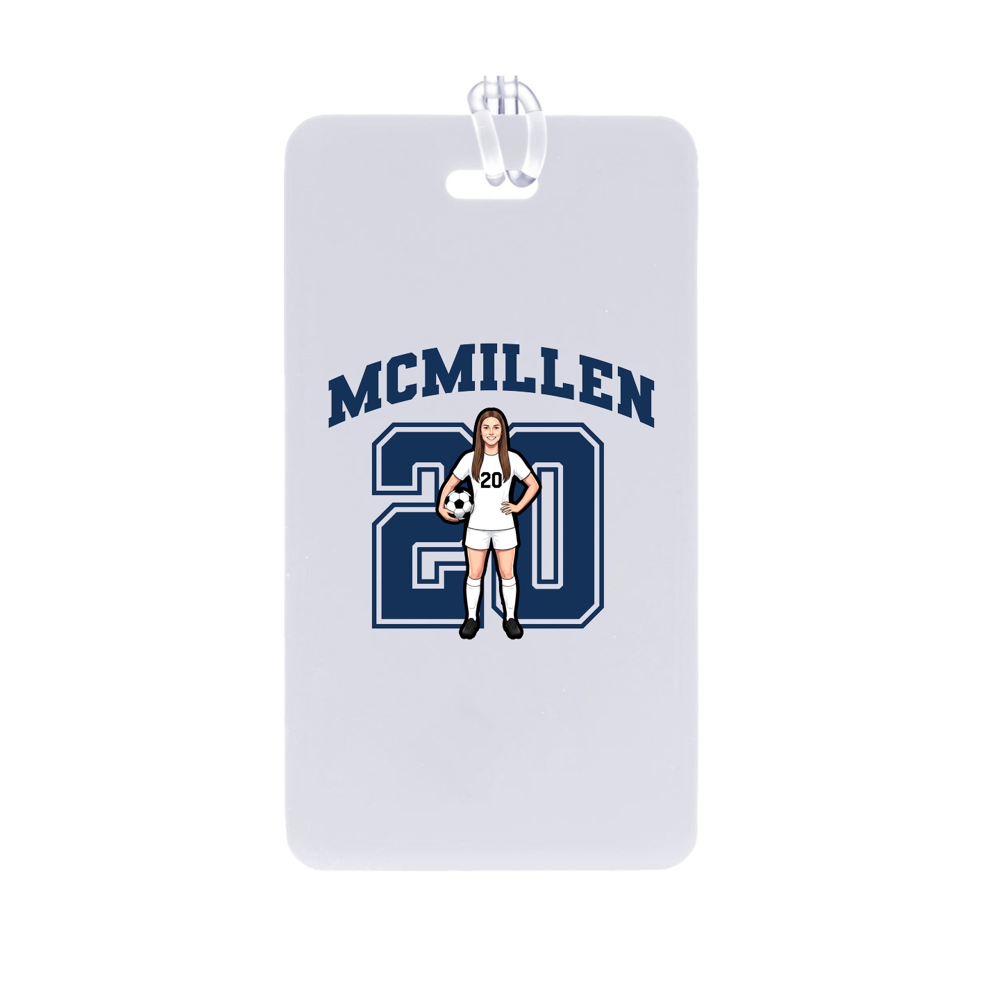 Bag Tag — Number in Classic