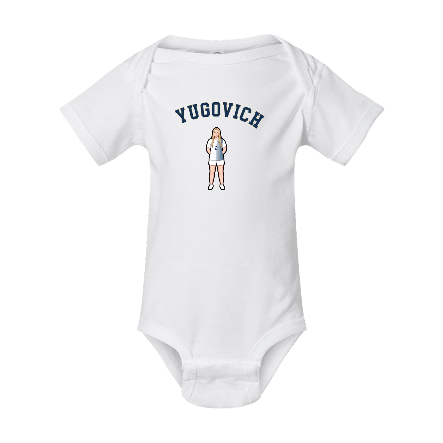 Baby Onesie — Shirsey Arch in White