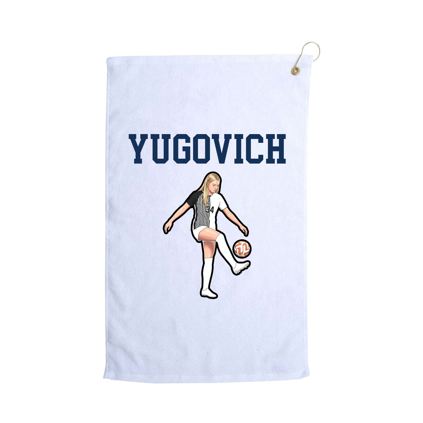 Golf Towel — Shirsey in White