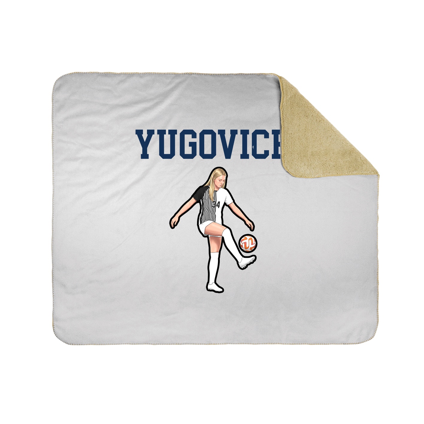 Throw Blanket — Shirsey in White