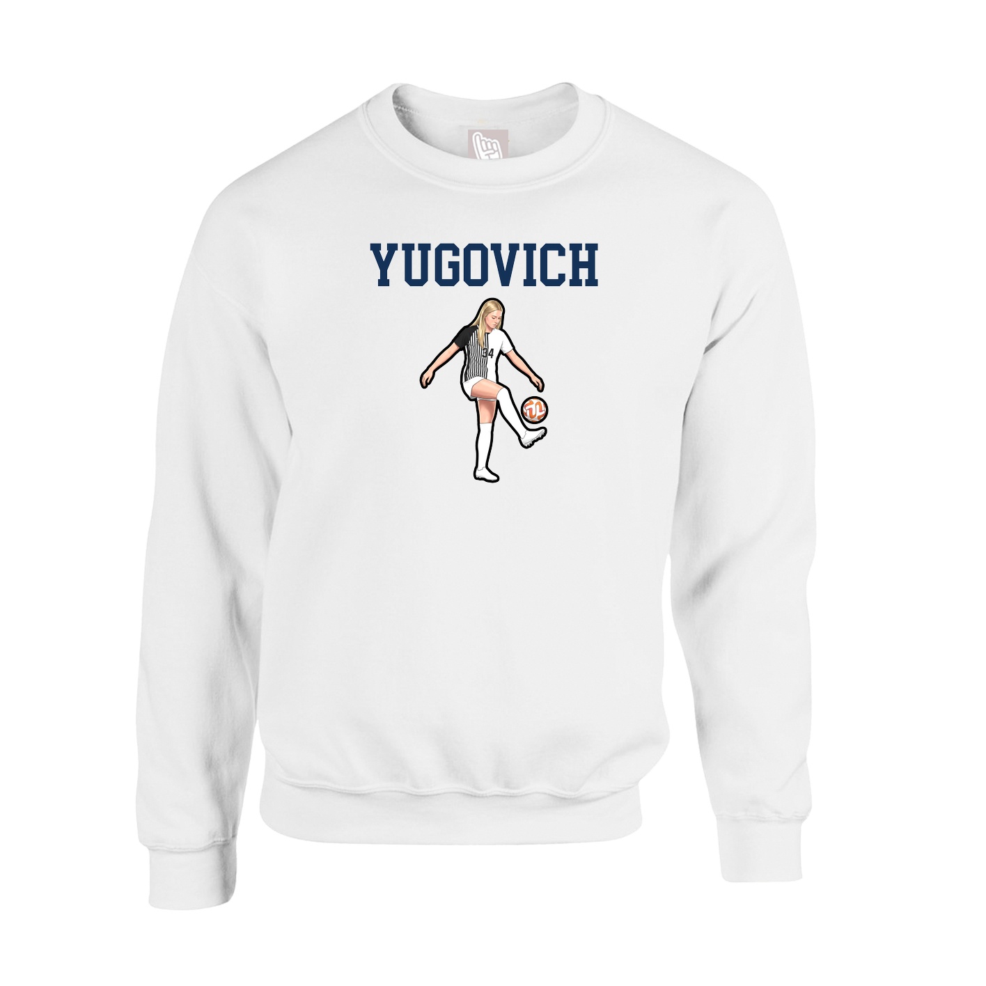 Fleece Crew — Shirsey in White