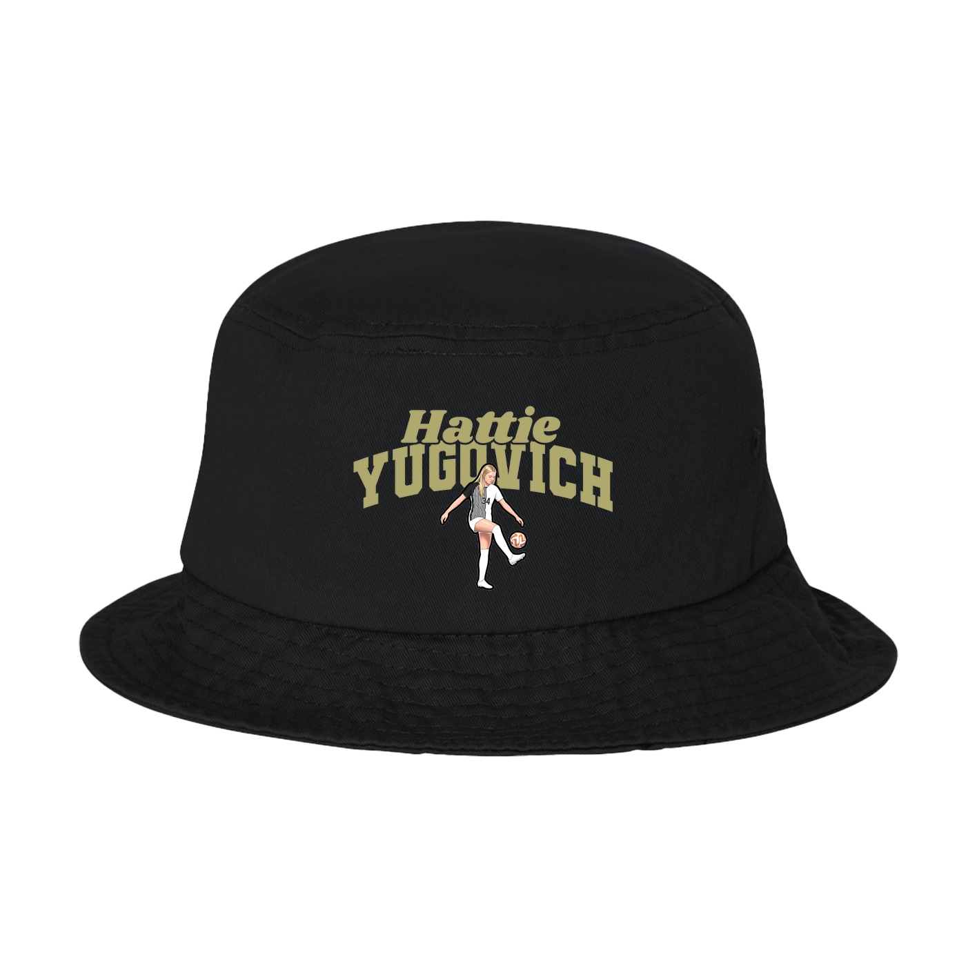 Bucket Cap — Signature Arch in Black