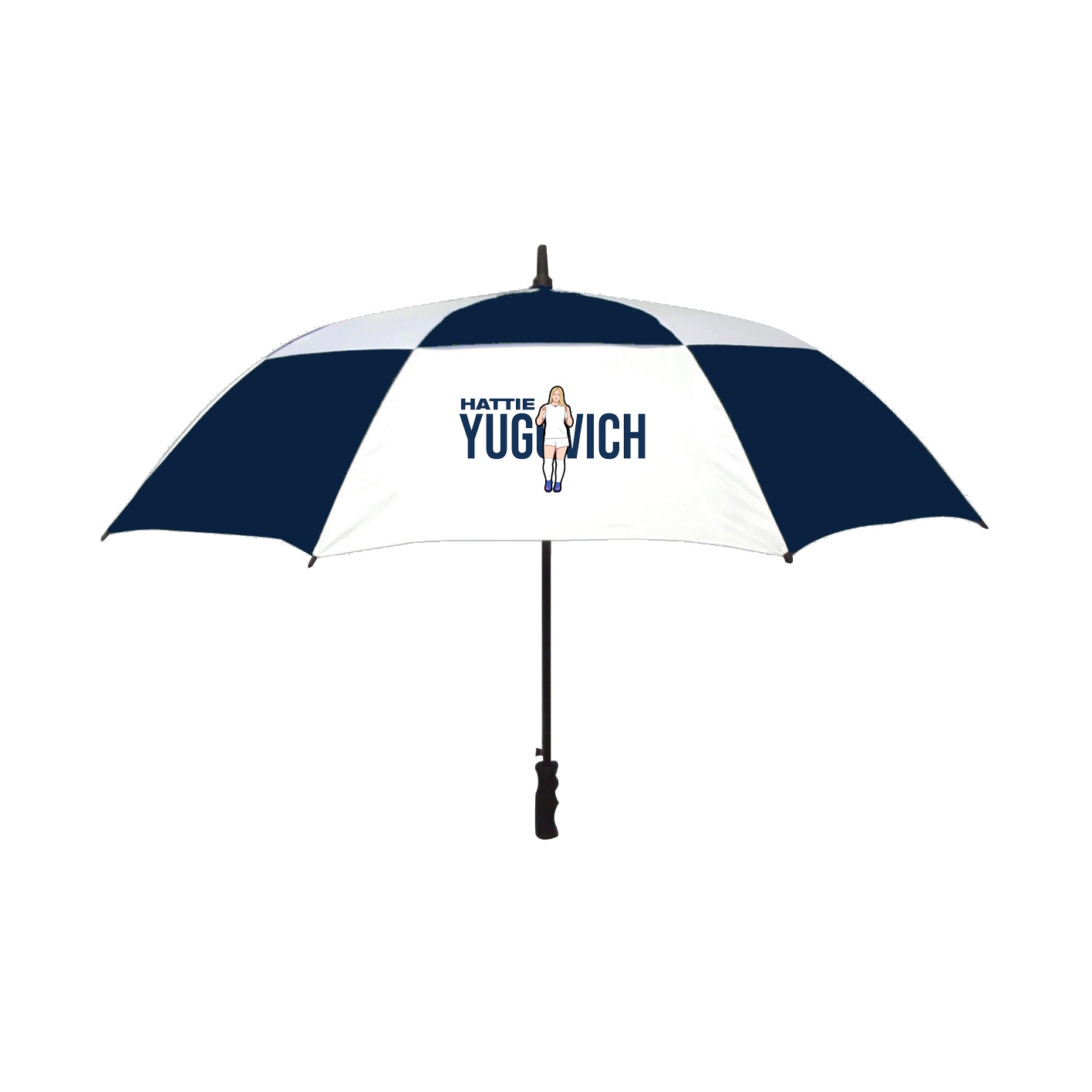 Golf Umbrella — Player Name in Navy