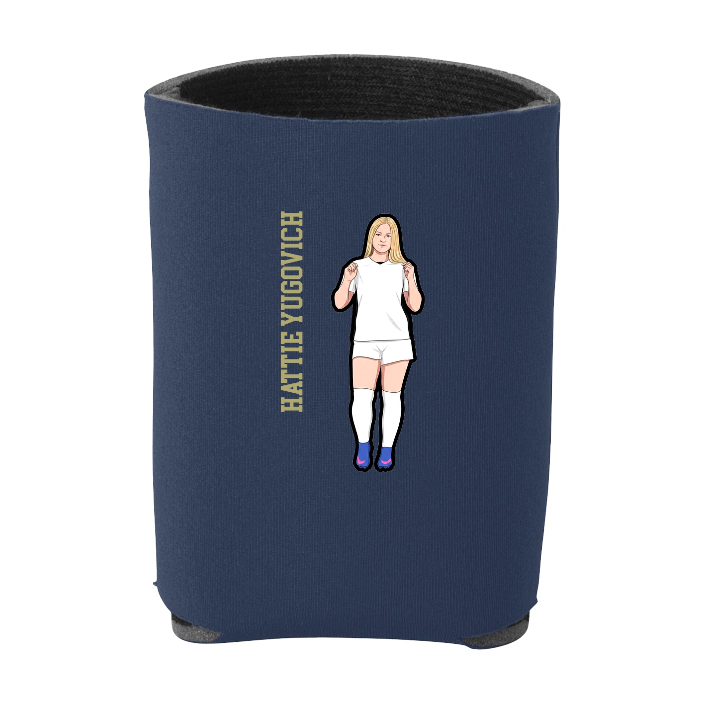 Can Holder — Name Vertical in Navy