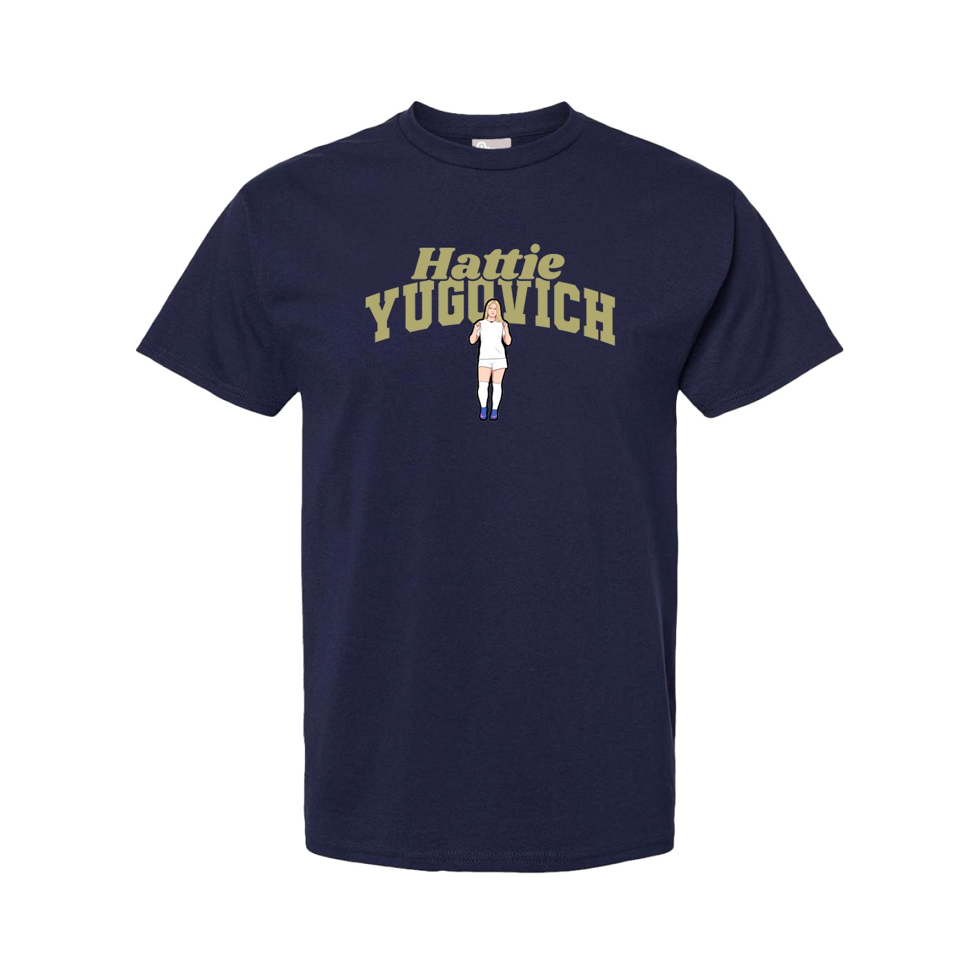 Youth Tee — Signature Arch in Navy