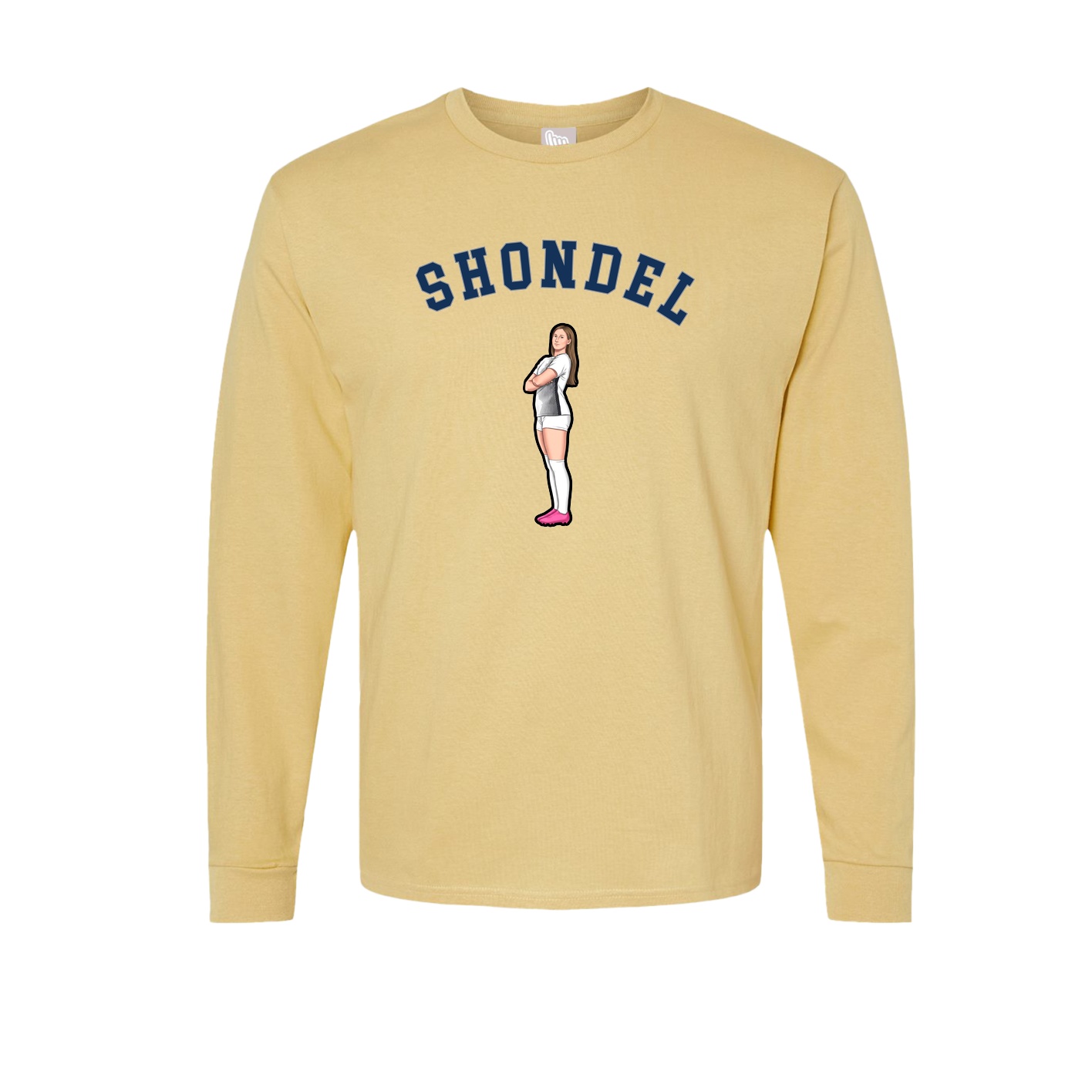 Long Sleeve Tee — Shirsey Arch in Vegas Gold
