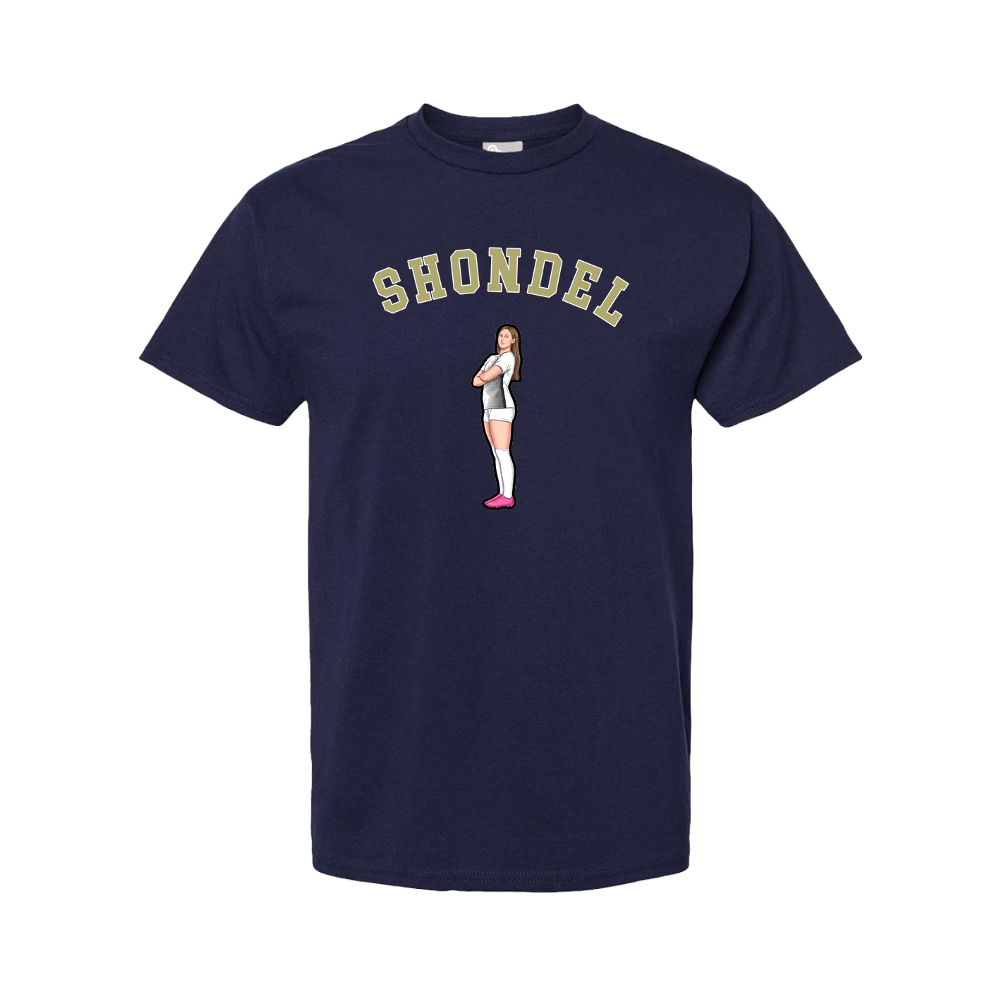 Youth Tee — Shirsey Arch in Navy