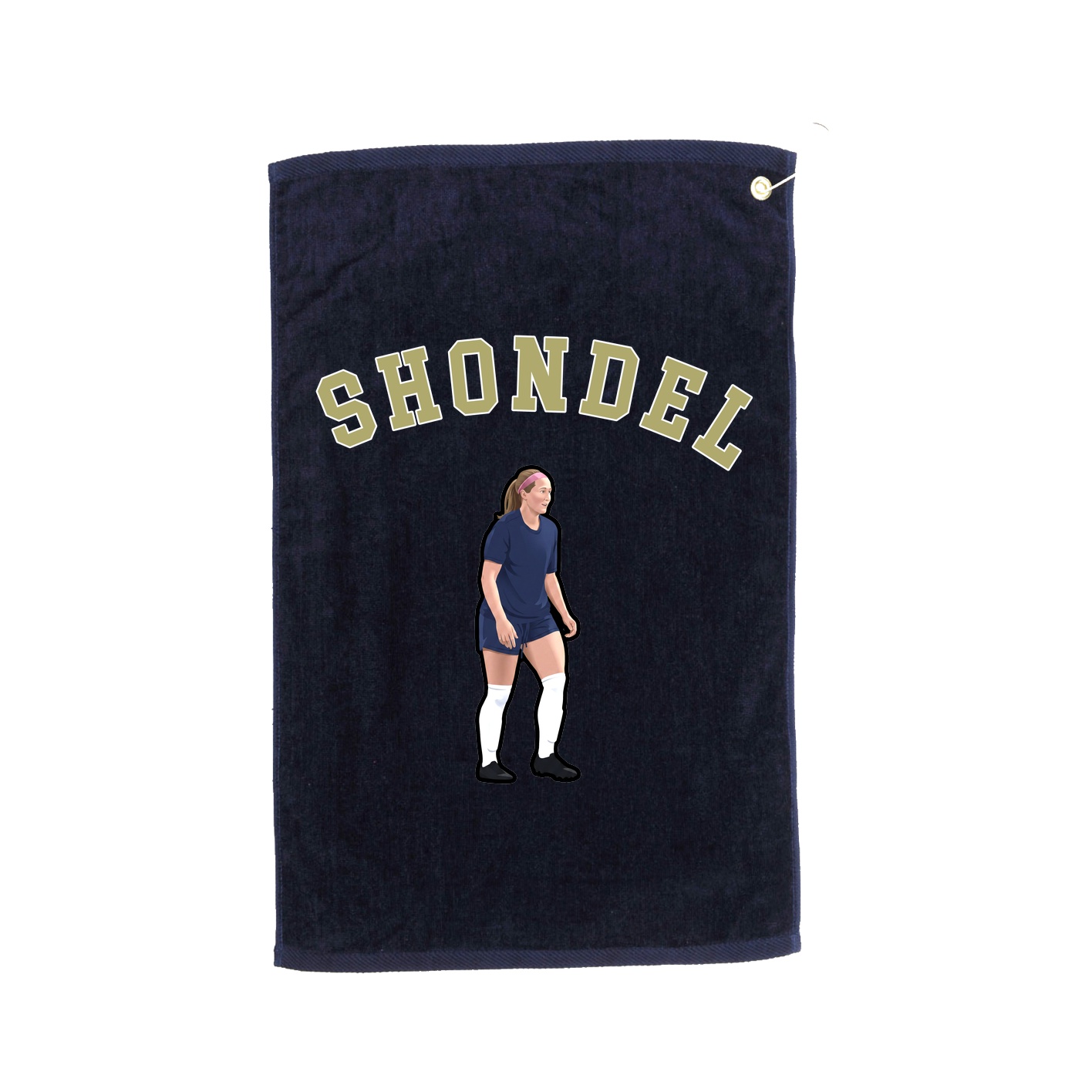 Golf Towel — Shirsey Arch in Navy