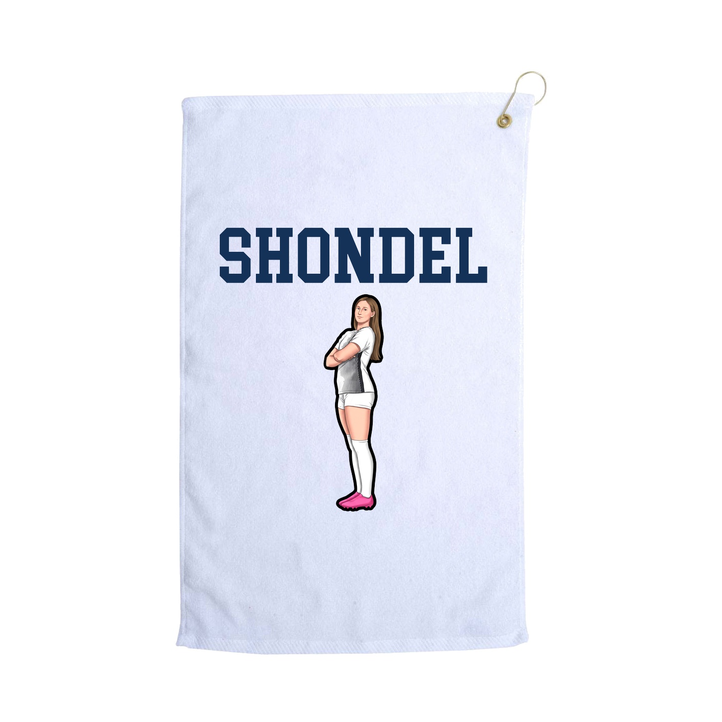 Golf Towel — Shirsey in White