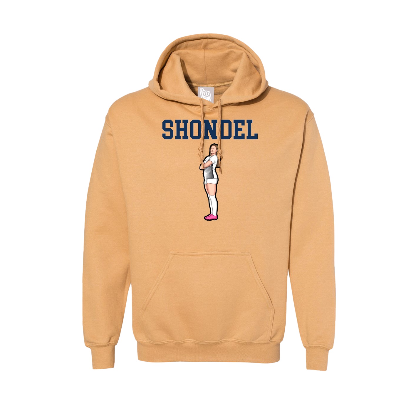 Hoodie — Shirsey in Vegas Gold